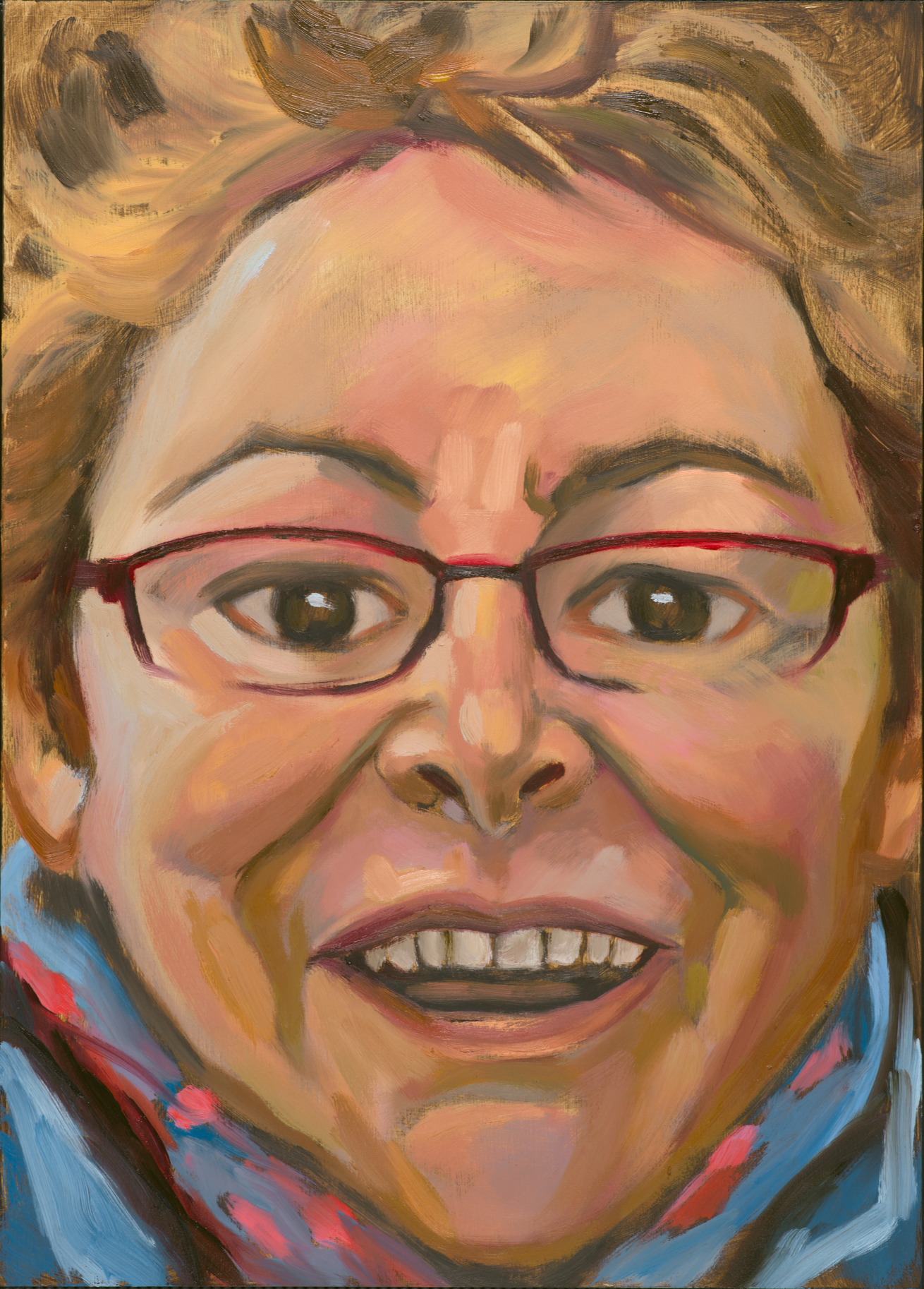 87. Lise Iwon, Newport, RI, 11.5" x 16", oil on panel, 2013 [Private Collection]