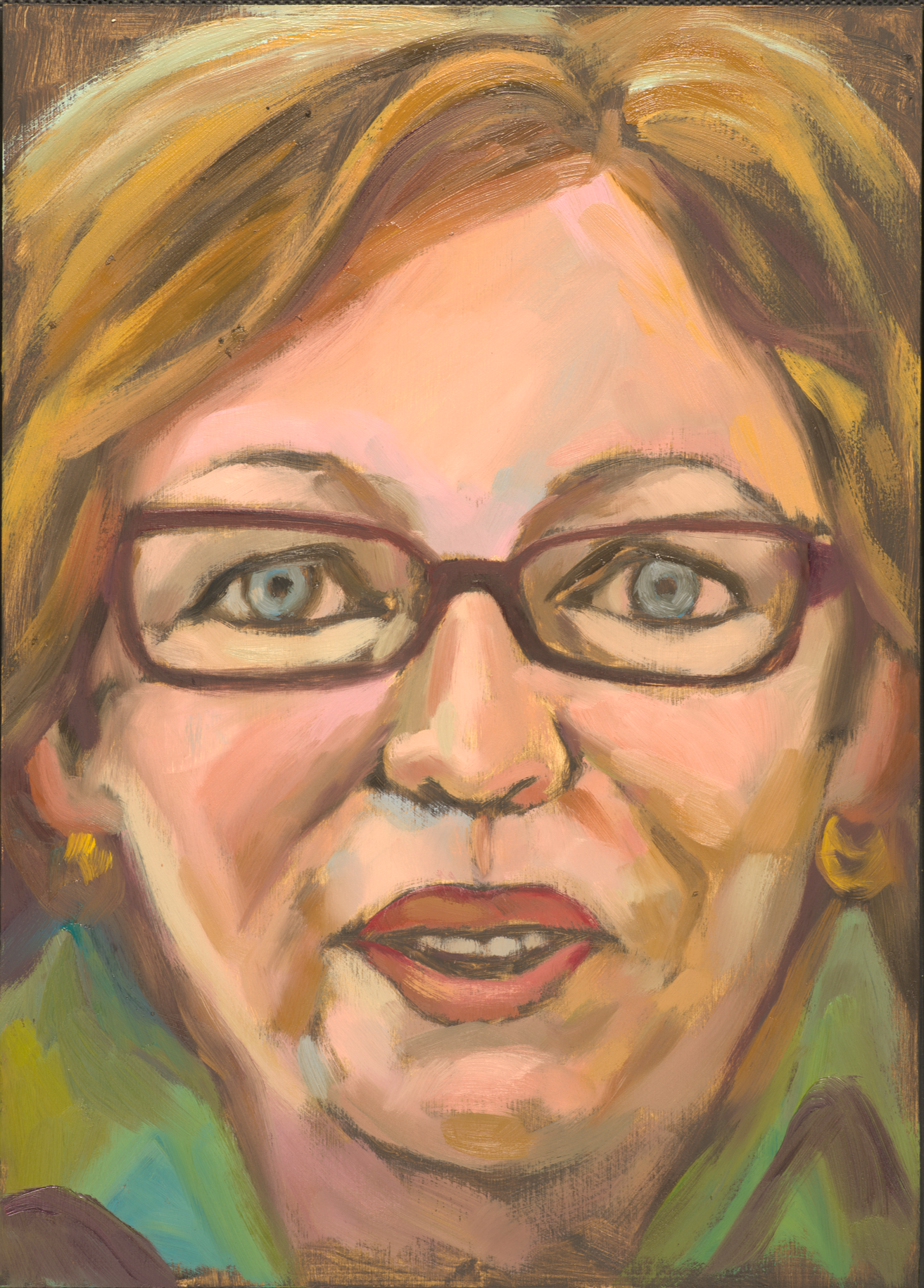 93. Michelle Roche, Newport, RI, 11.5" x 16", oil on panel, 2013 [Private Collection]