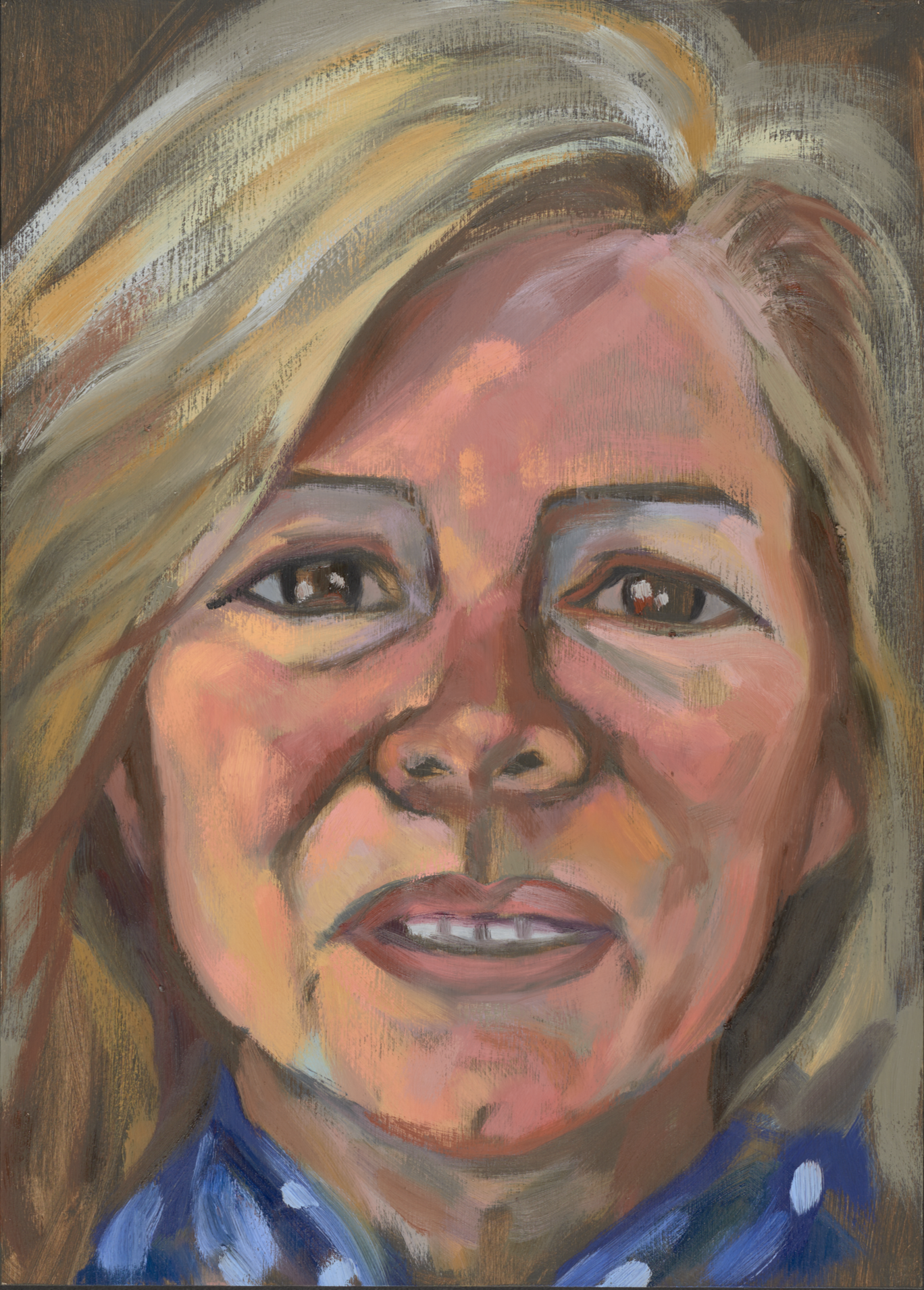 108. Marti Lingion, Telluride, CO, 11.5" x 16", oil on panel [Private Collection]