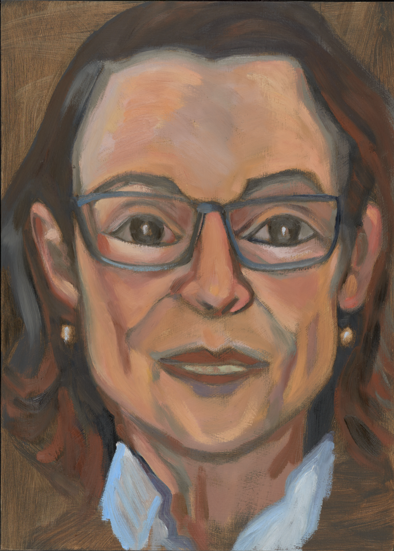 121. Florie Kane, Telluride, CO, 11.5" x 16", oil on panel [Private Collection]