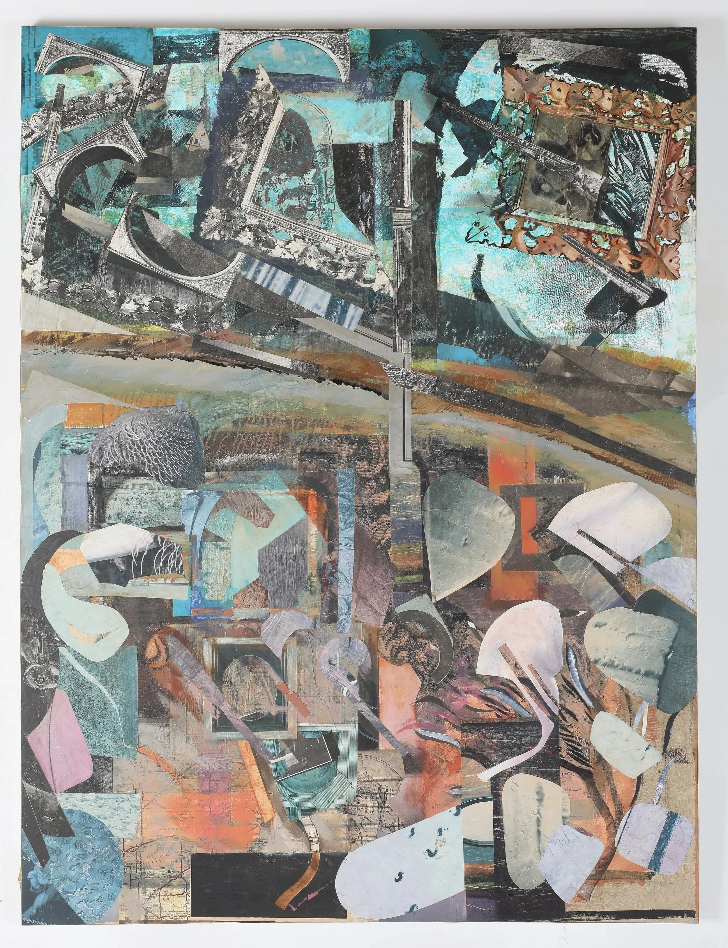 "Framing/Changing", 40" x 30",  oil on panel, 1997 [On Loan]