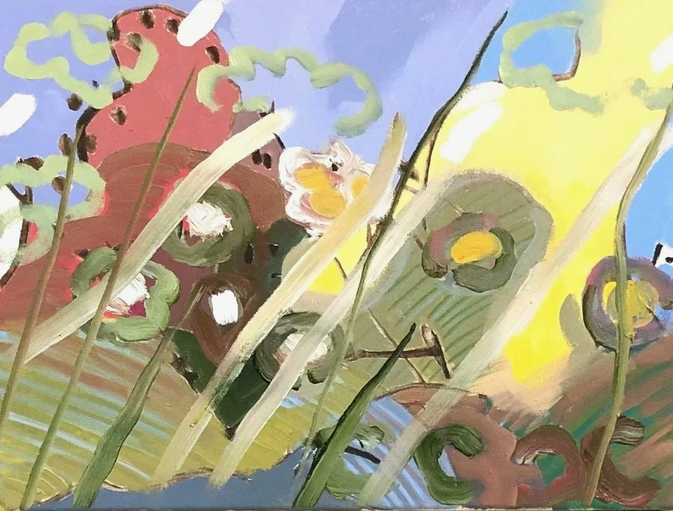 “Has There Ever Been Such Brightness”, 12" x 16”, oil on canvas, 2023