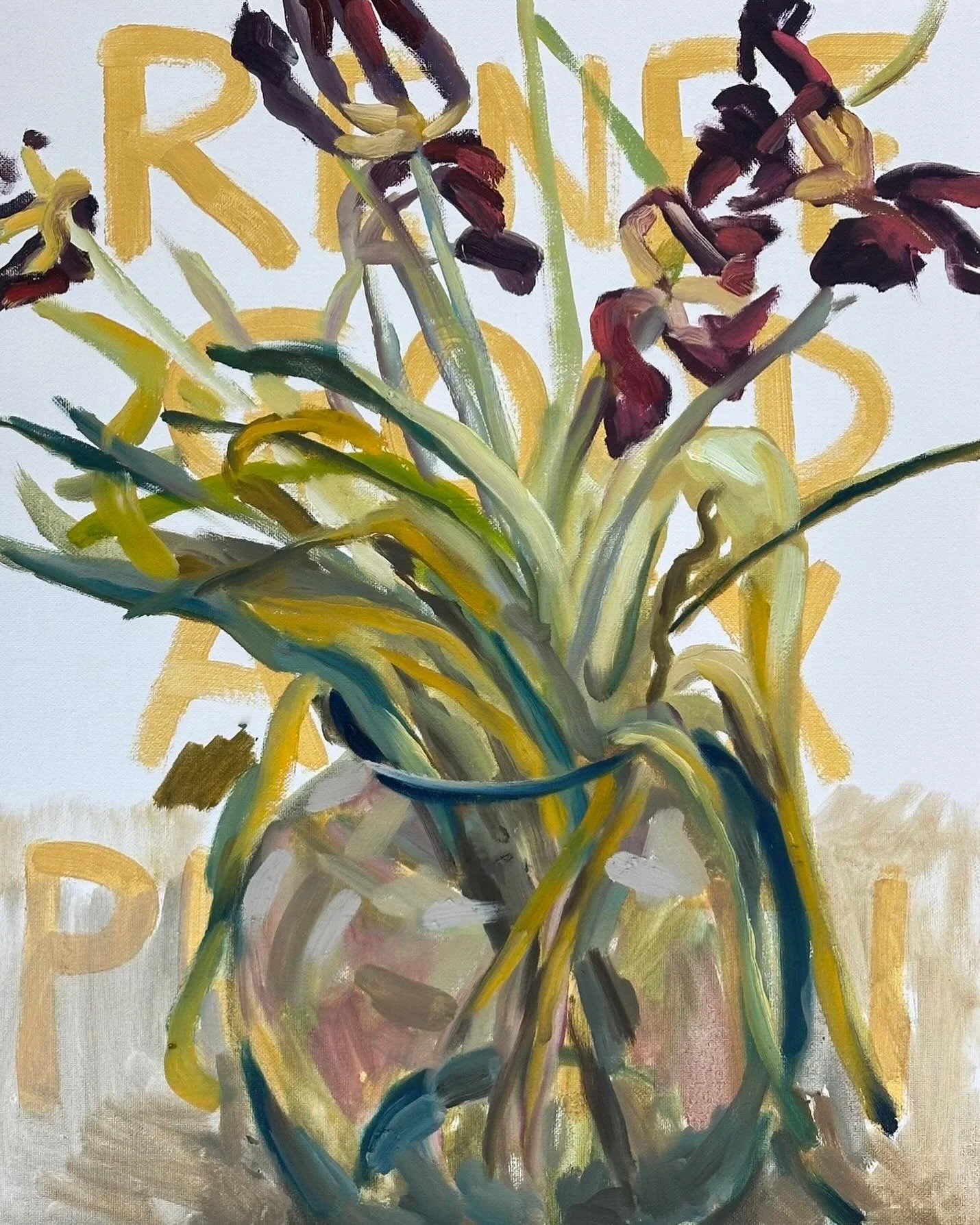 &ldquo;Ode to Renee Good and Alex Pretti&rdquo;, 20&rdquo; x 16&rdquo;, oil on canvas