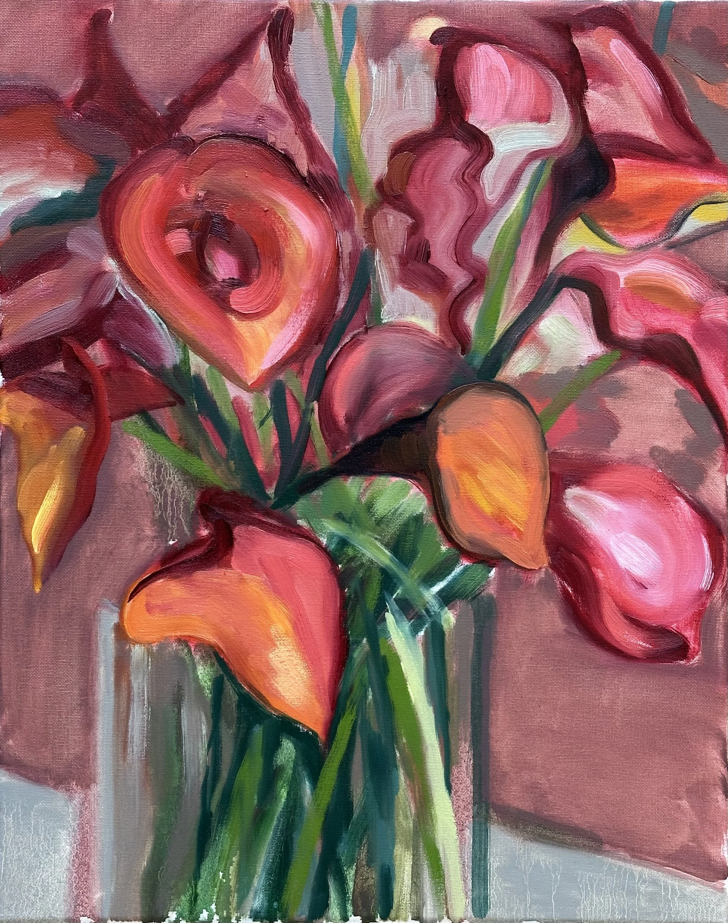 “Seeing Red”, 2026, 20” x 16”, oil on canvas,[Private Collection]