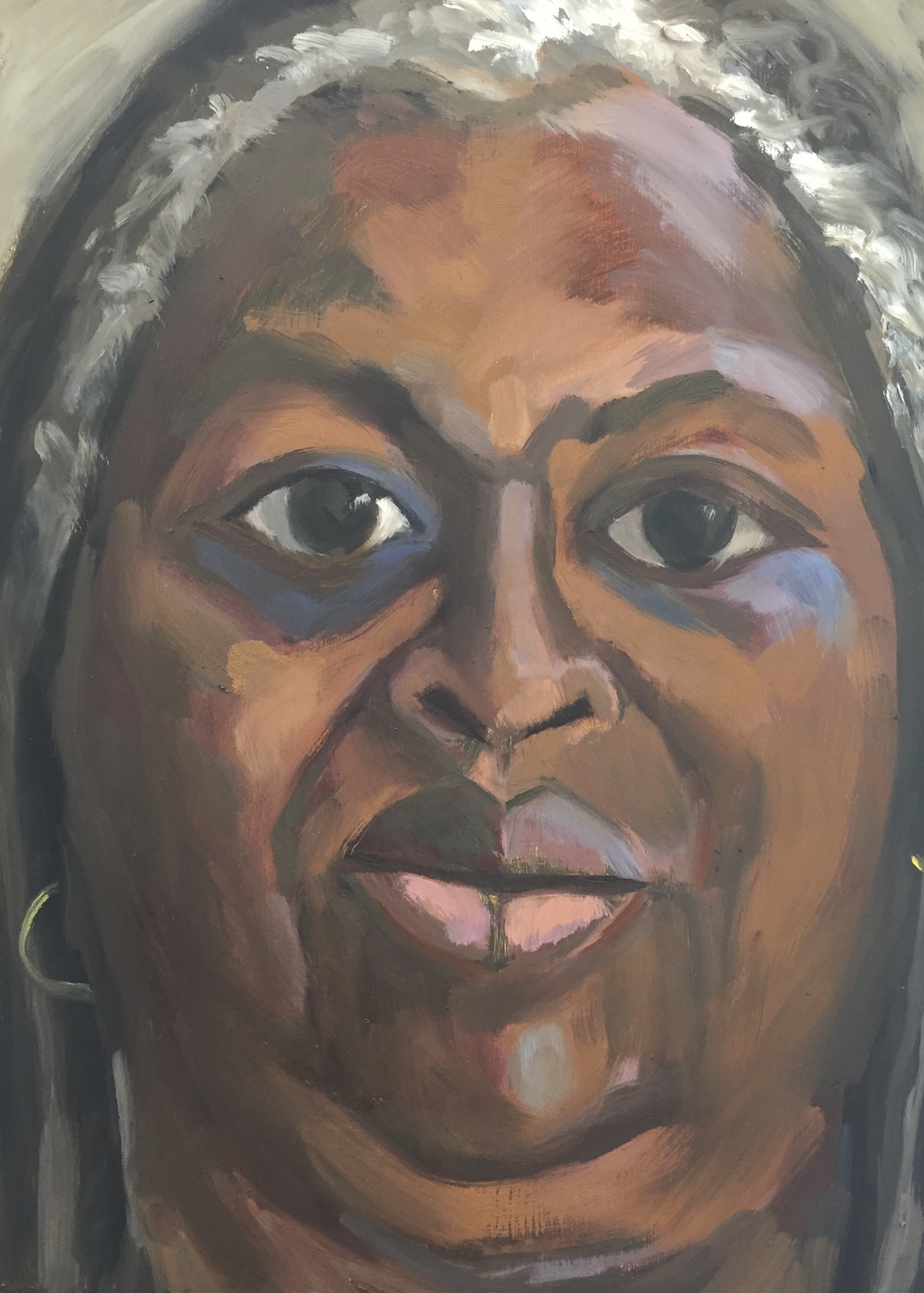 135. Pam Gomes, Providence, RI, 11.5" x 16", oil on panel [Private Collection]