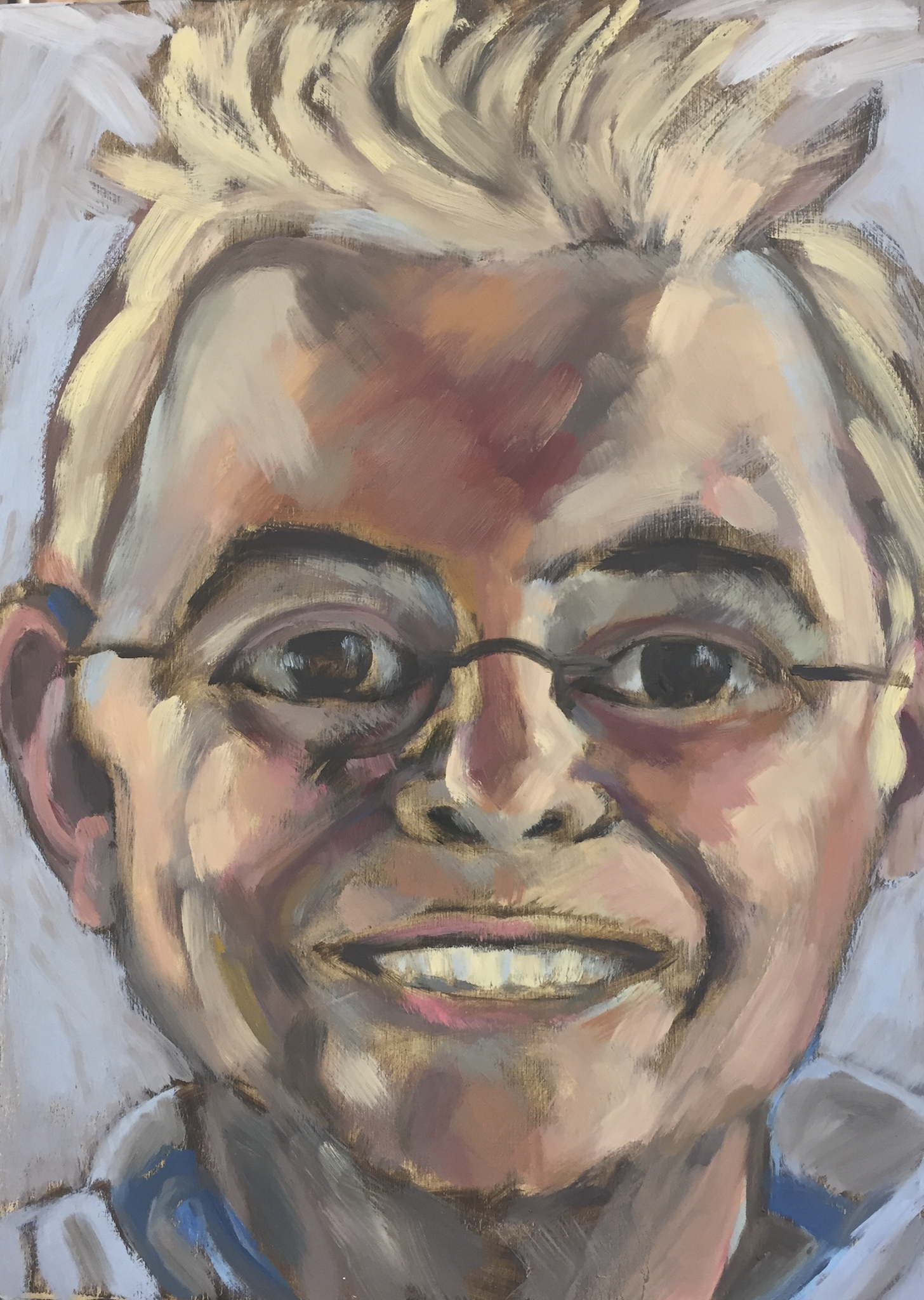 134. Elise Cozzi, Provincetown, MA, 11.5" x 16", oil on panel [Private Collection]