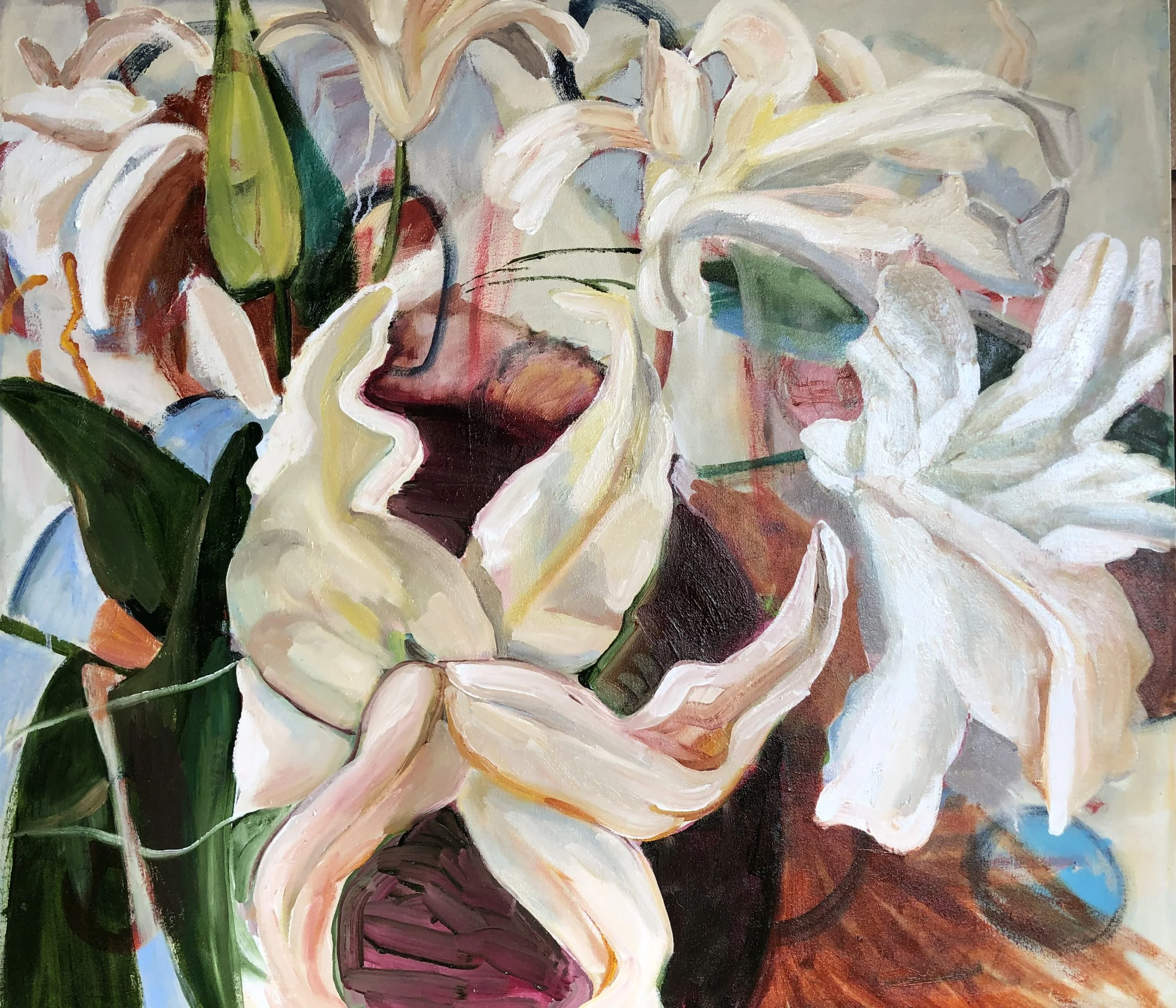 “You Know The Rest”, 32" x 36", oil on Canvas, 2022