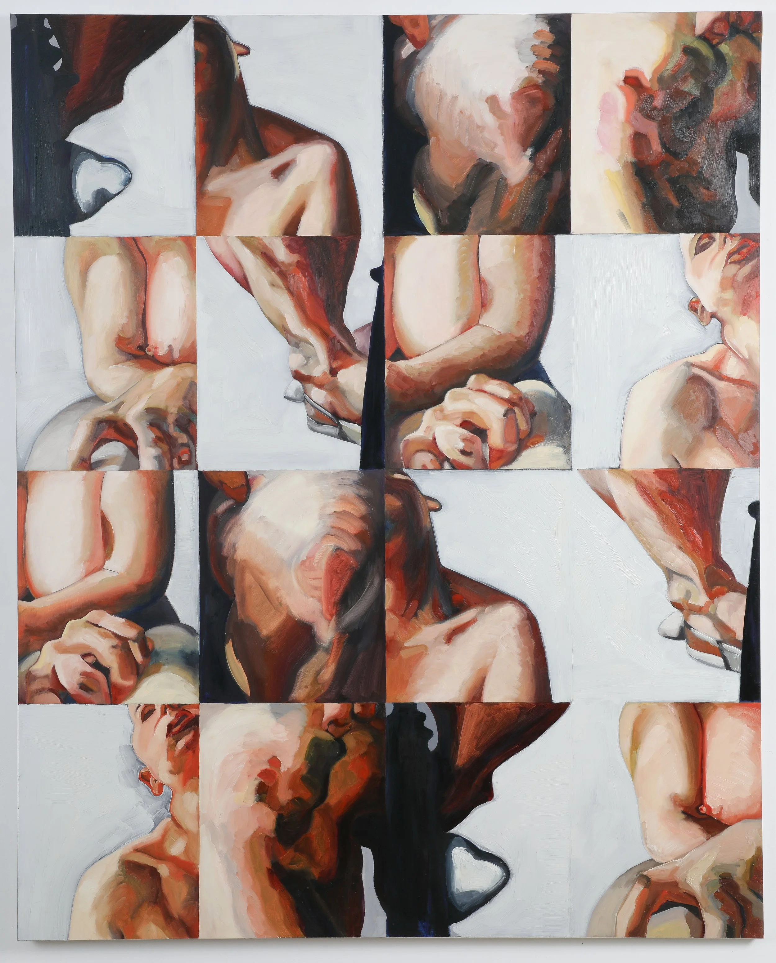 "Reconnection IV", 60" x 48",  oil on panel, 1997