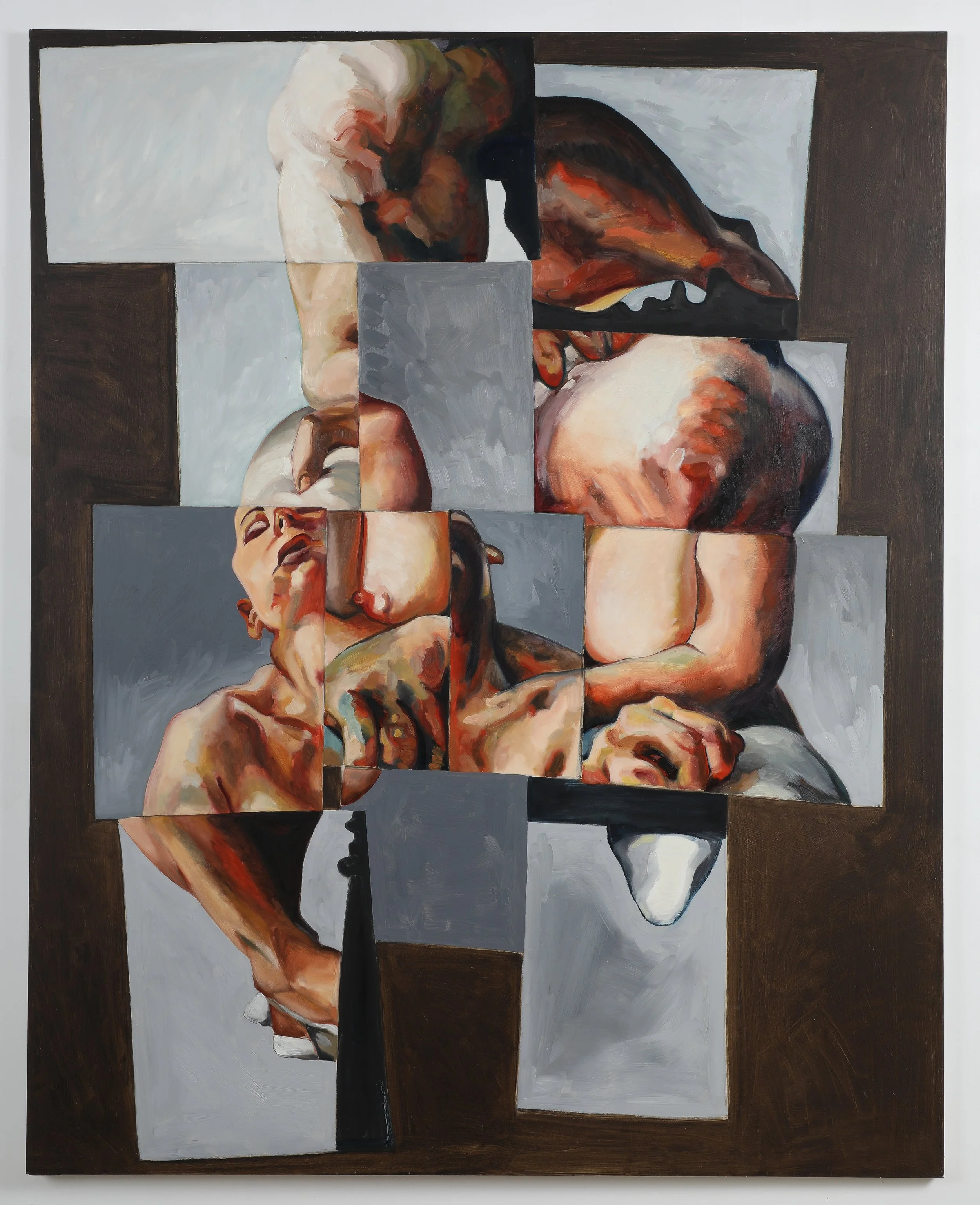 "Reconnections II", 60" x 48",  oil on panel, 1997