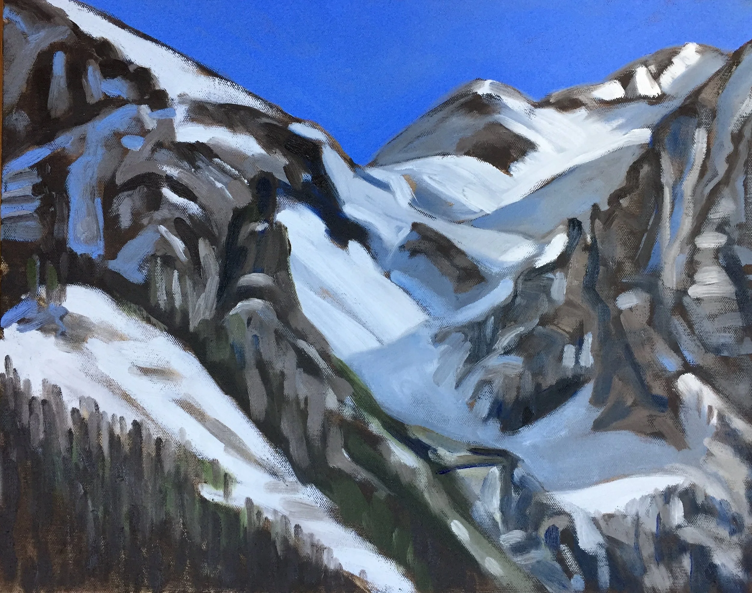 “Bear Creek”, Telluride, 24" x 30", oil on canvas, 2019