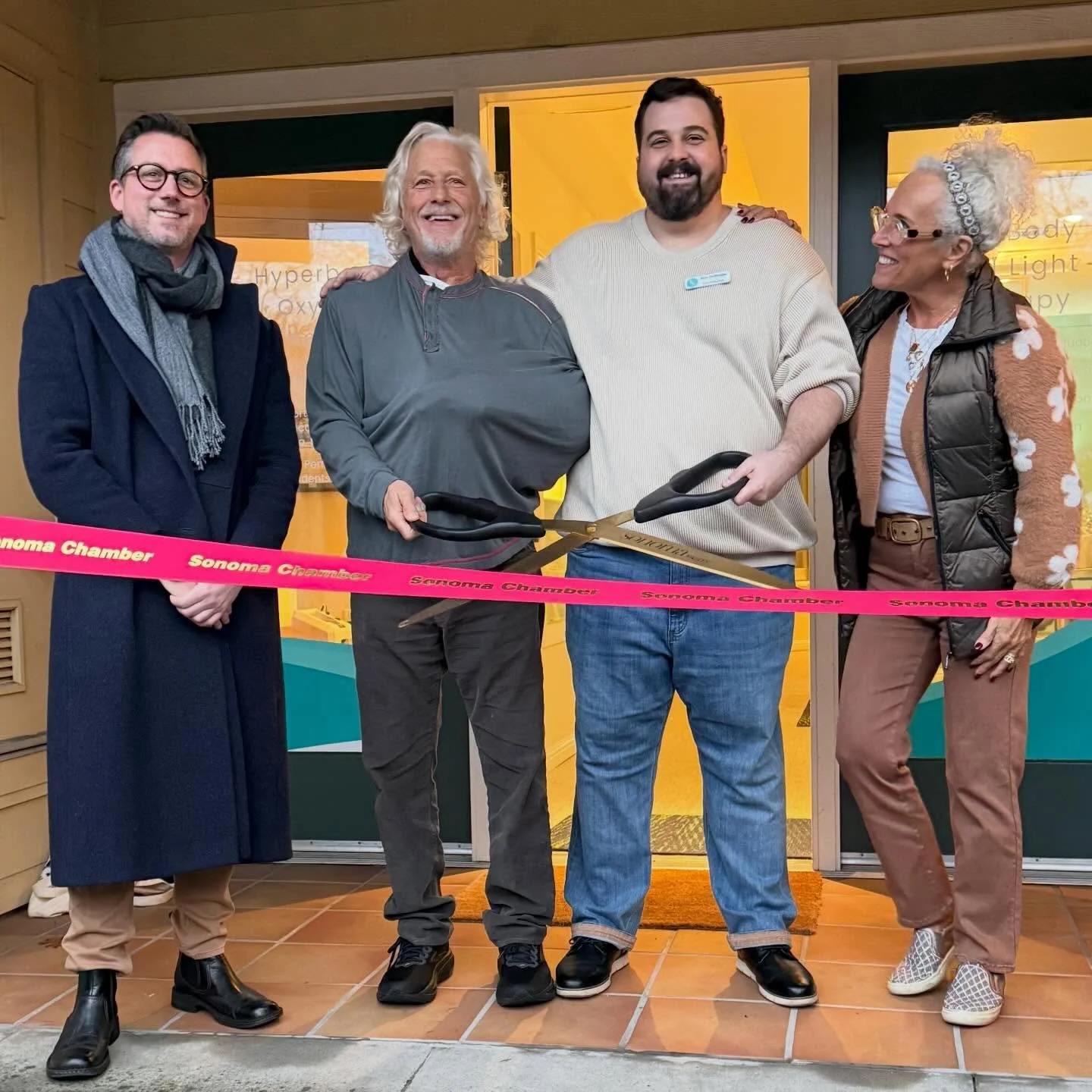 What a wonderful ribbon cutting ceremony we had with the Sonoma Chamber of Commerce. Thank you to all who were able to join in welcoming us to the community!