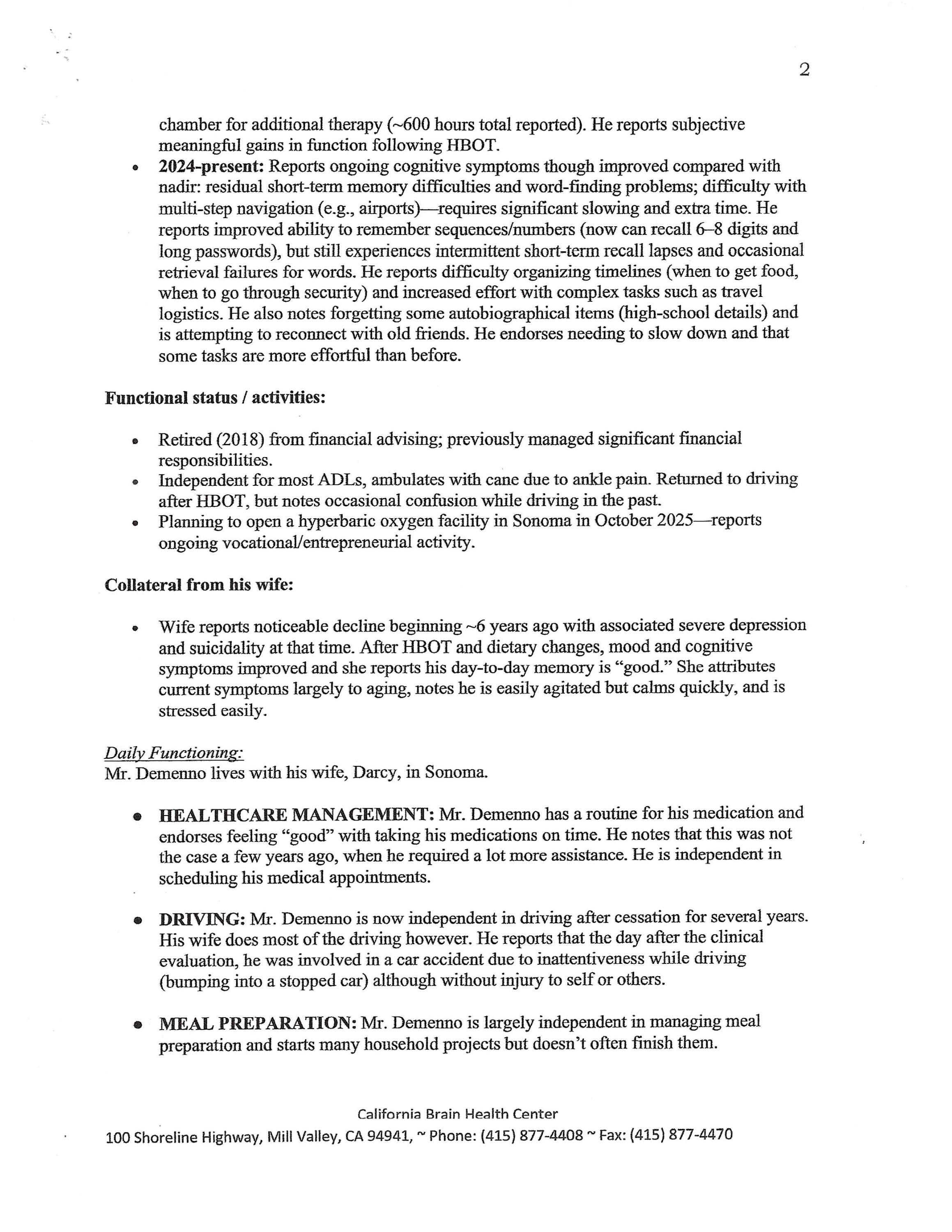 2019 Neuropsychological Report  2/3