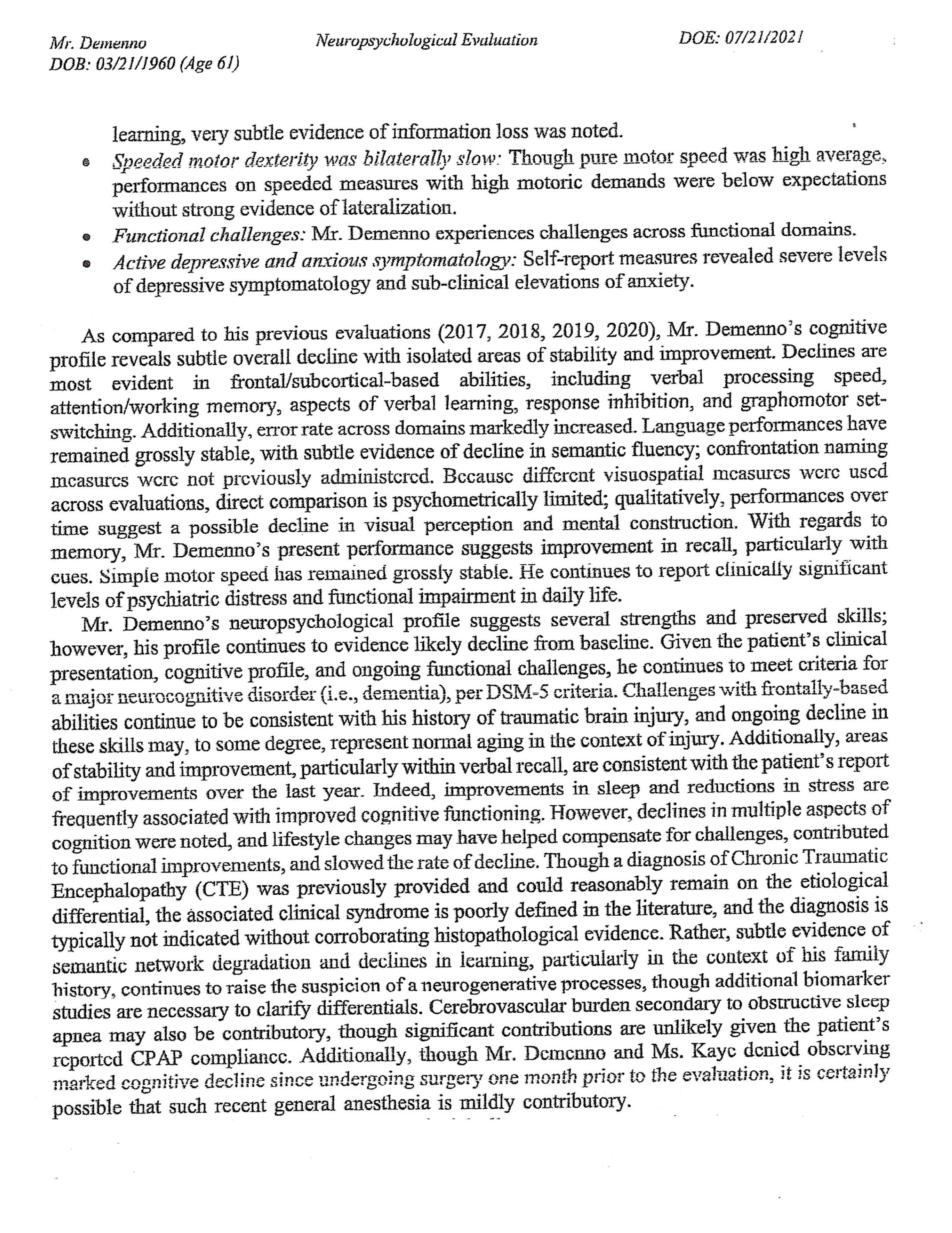 2025 Neuropsychological Report 2/2