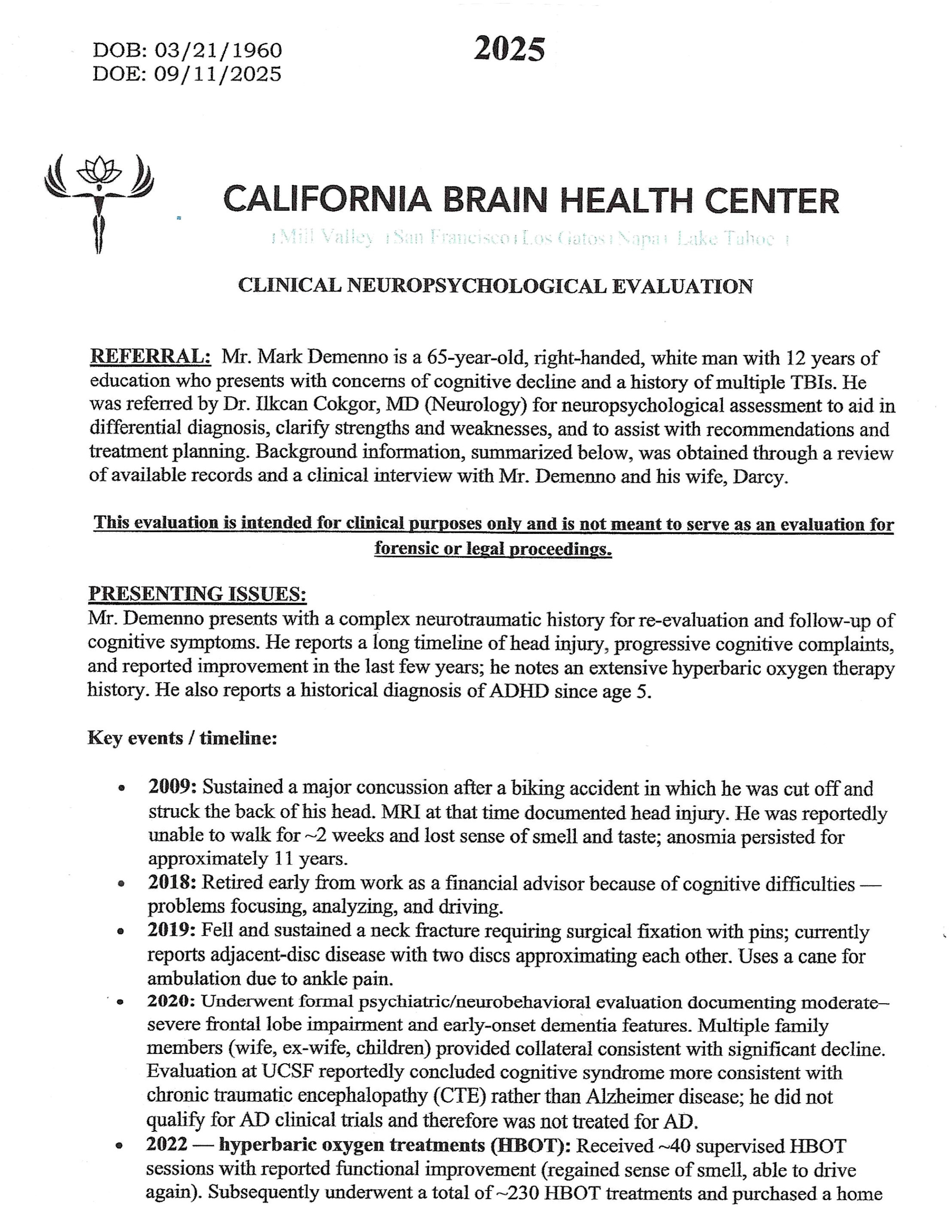 2019 Neuropsychological Report  3/3