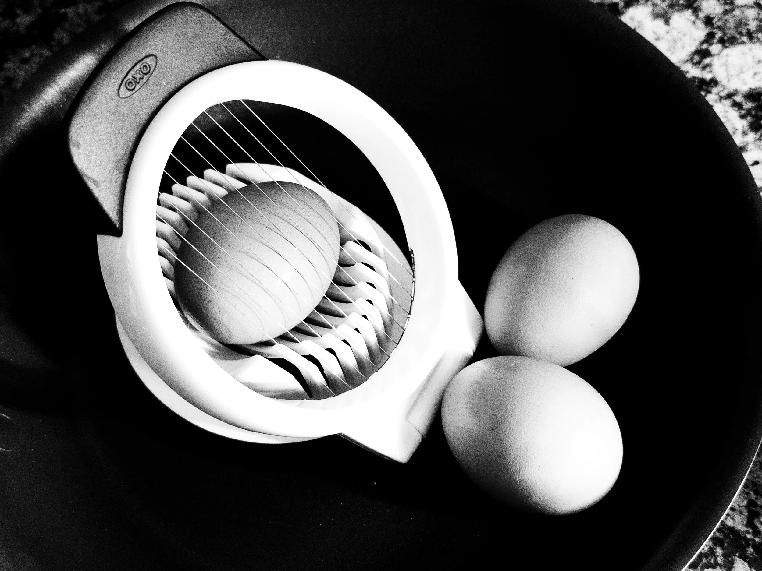 Eggs and Slicer (2026): Recreation of Eggs and Slicer (1930) by Edward Weston