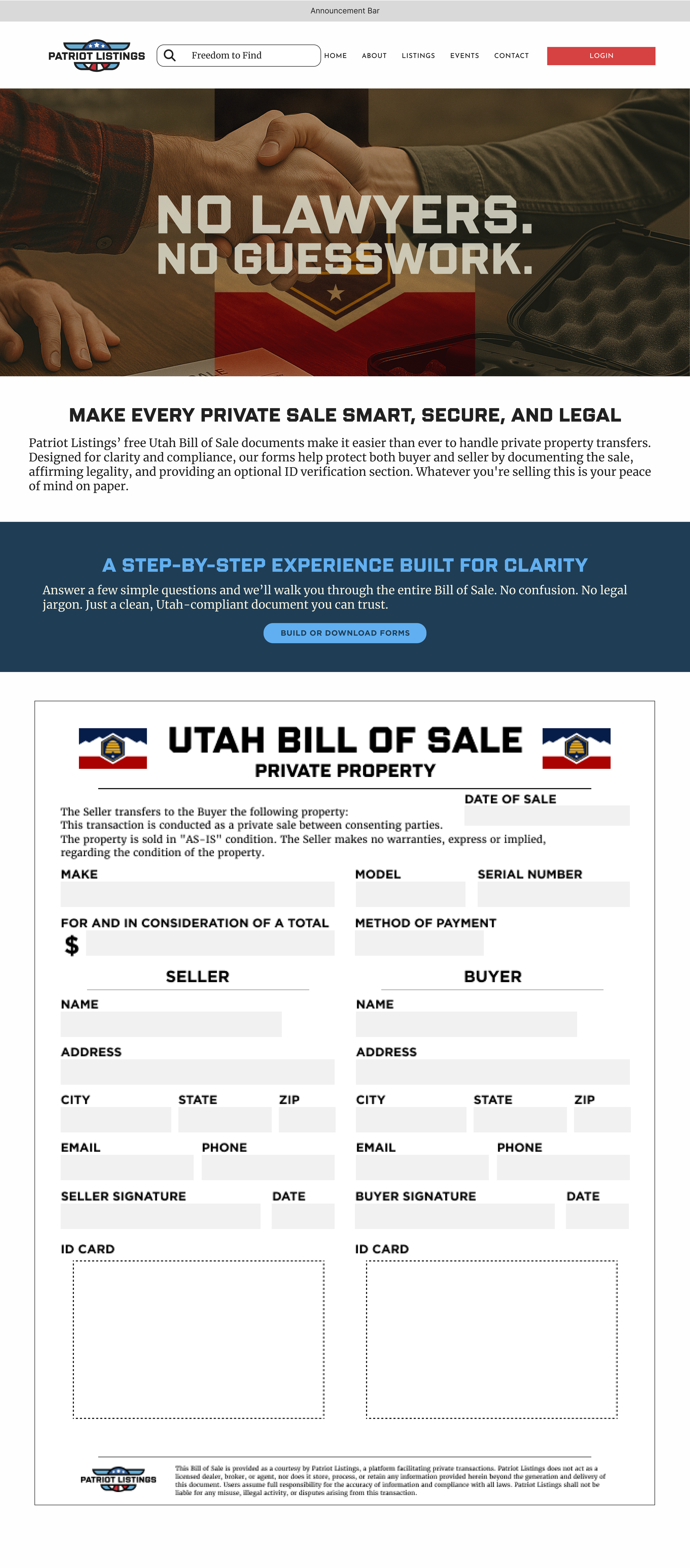 Patriot Listings Bill of Sale Private Property 1.png