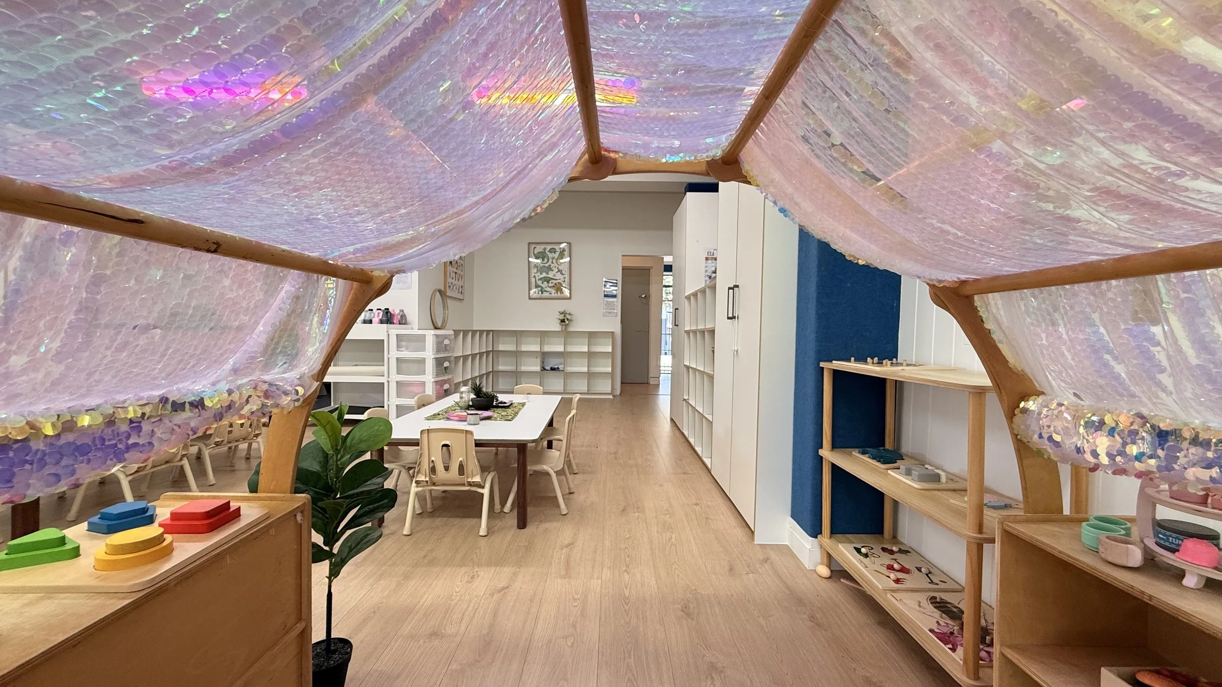Main room for children aged 2-3 years old at Kiwi Kids Early Learning in Takapuna at Kids Group.