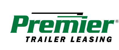 Premier Trailer Leasing logo in green and black text on a white background.