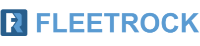 Fleetrock logo with a stylized 'F' icon and the company name in blue