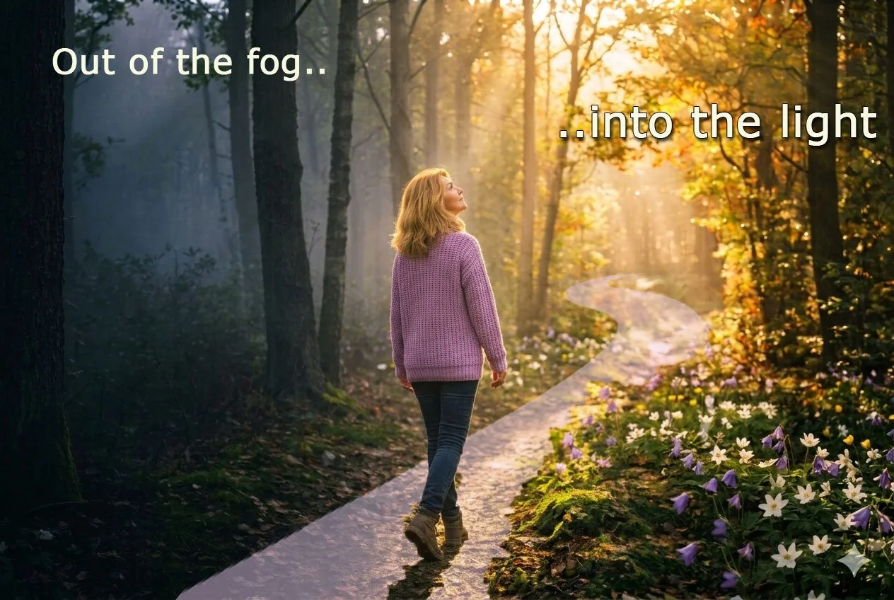 Come to Fruition Coaching Out of the fog Into the light. Developing healthy emotional wellness, overcoming difficult patterns, learning how to intentionally create your life as you move forward