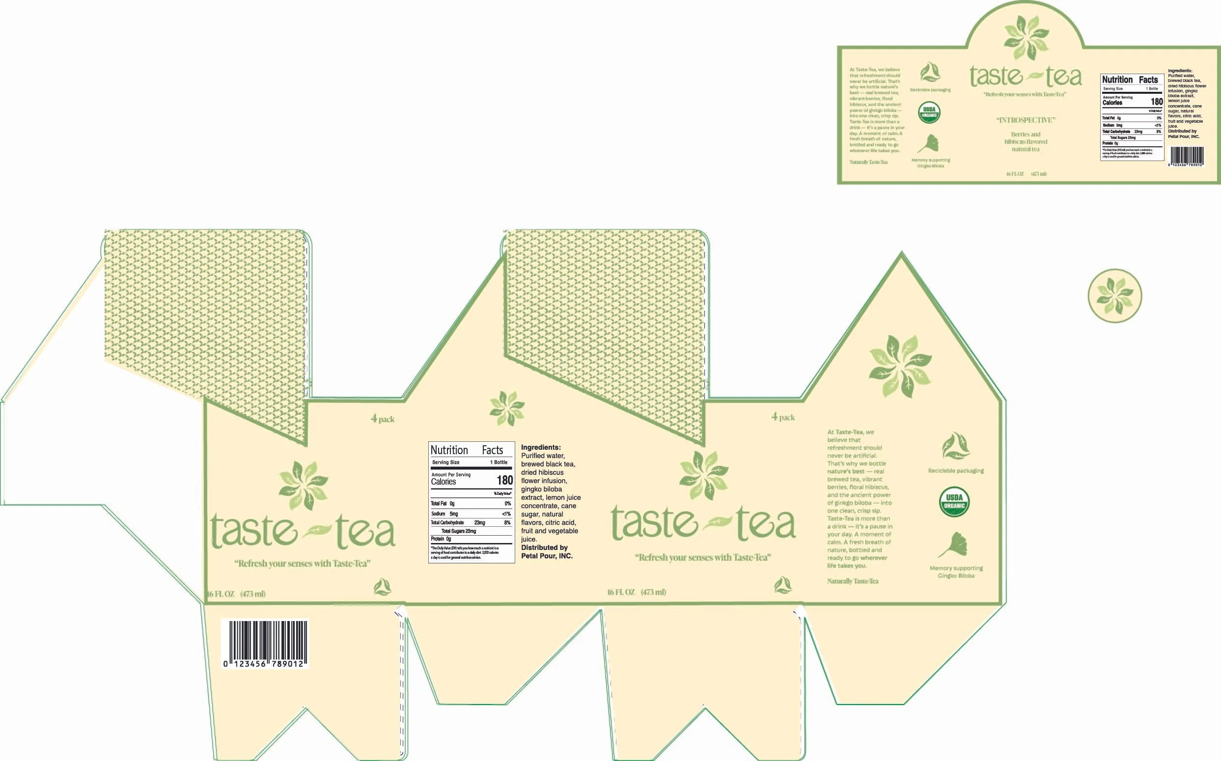 Taste-tea packaging