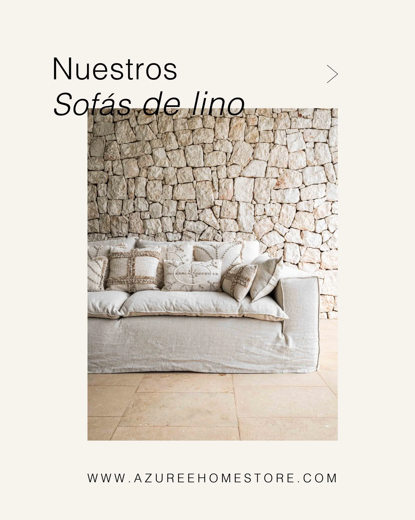 Del minimal al boho mediterr&aacute;neo: una colecci&oacute;n de 9 sof&aacute;s de lino pensada para durar. Todos desenfundables, con opciones de medida y color para cada proyecto.
Explorar ahora &mdash; link en bio.
&mdash;
From minimal to boho Medi