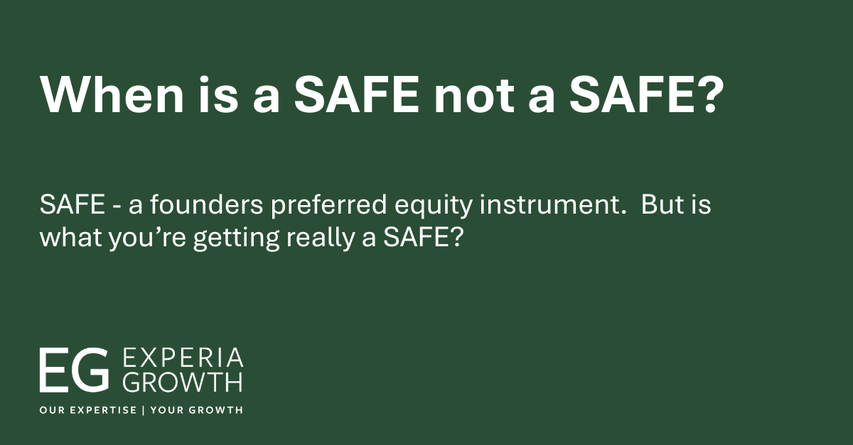 When is a SAFE not a SAFE?