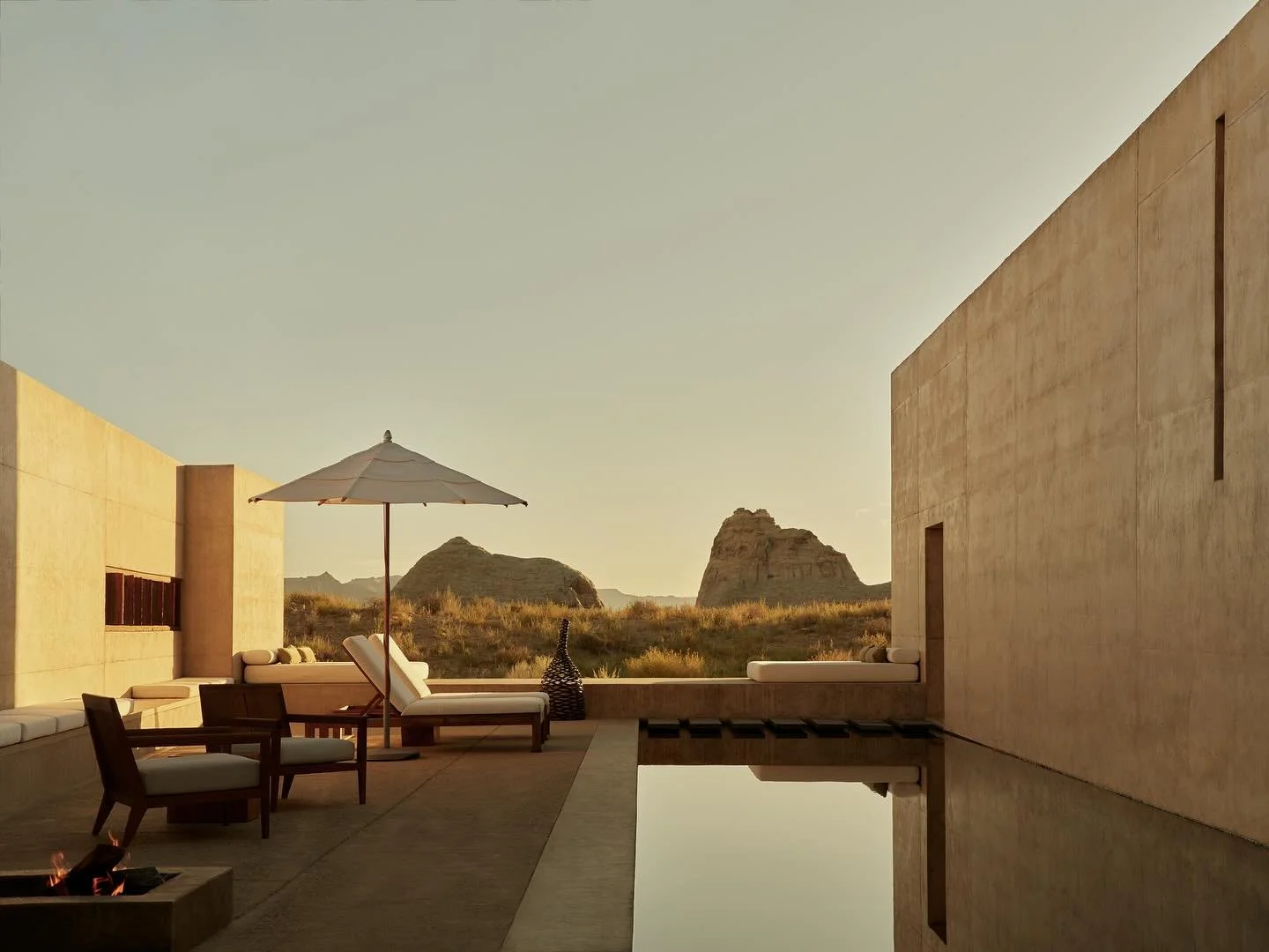 Discover serenity at Amangiri, where the breathtaking desert landscape meets unparalleled luxury.

This architectural masterpiece offers a tranquil escape with stunning views, exquisite design and a seamless blend of nature and comfort. Whether you&r
