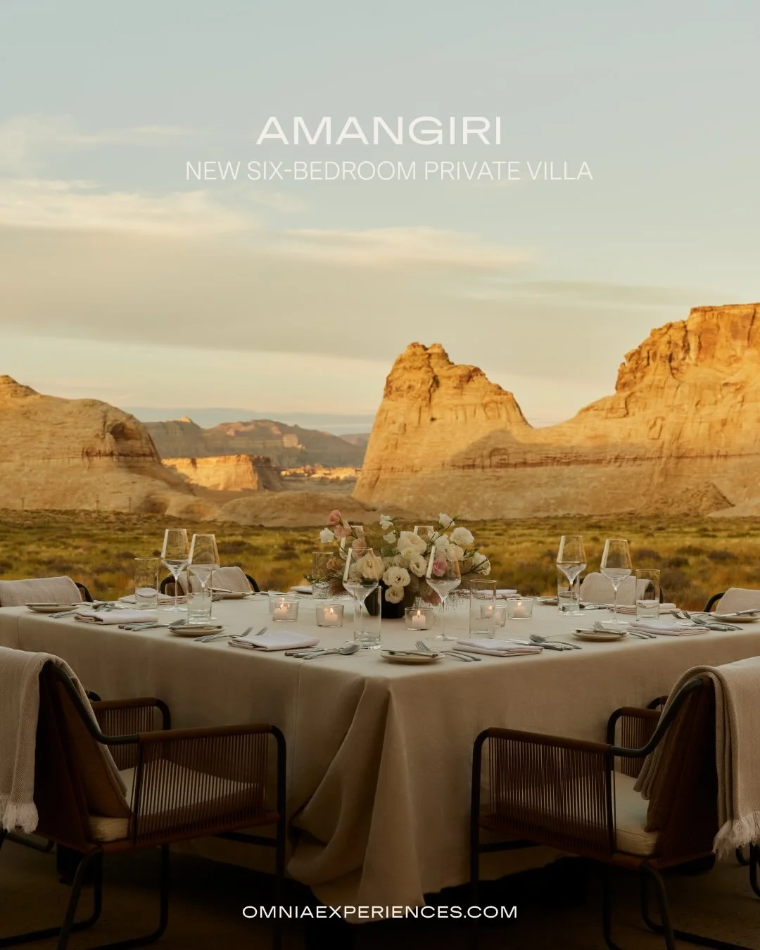 Some places feel less like hotels and more like a landscape you temporarily get to call home.✨

Set within the vast desert canyons of Southern Utah, Amangiri&rsquo;s new Six-Bedroom Villa blends monumental architecture with complete stillness. A retr