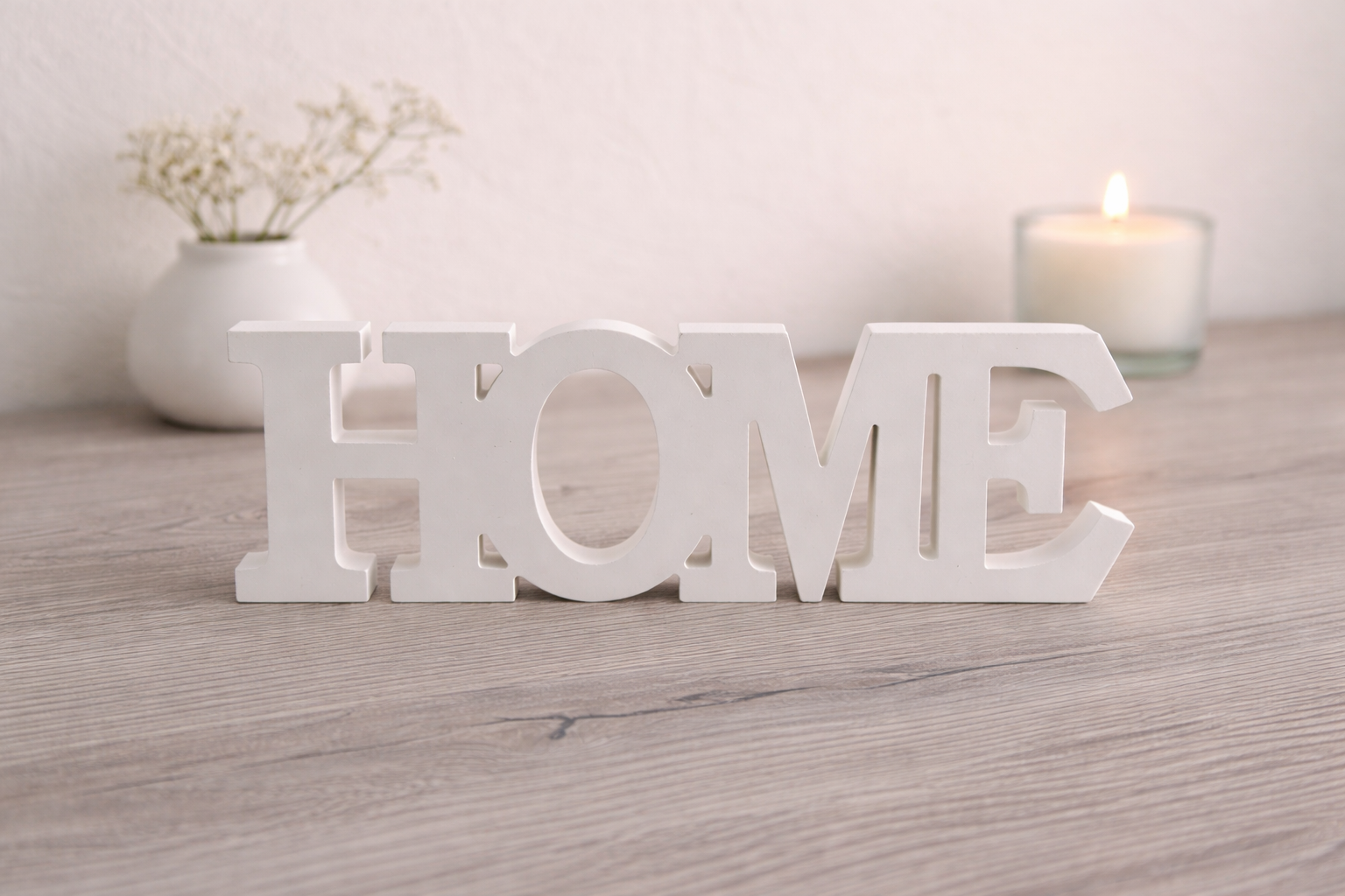 Schriftzug "HomeGlow"