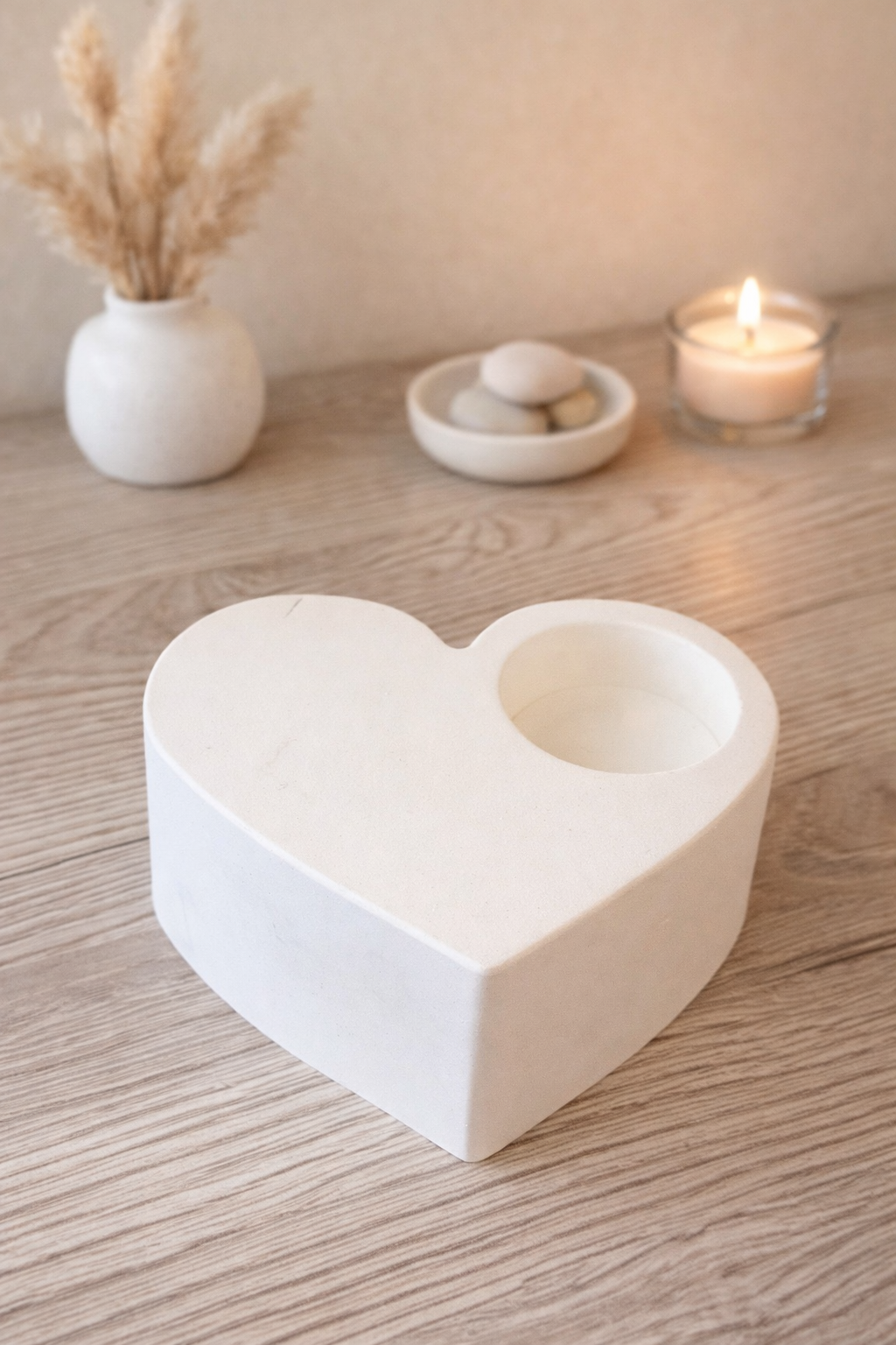 Teelichthalter - "LichtHerz"