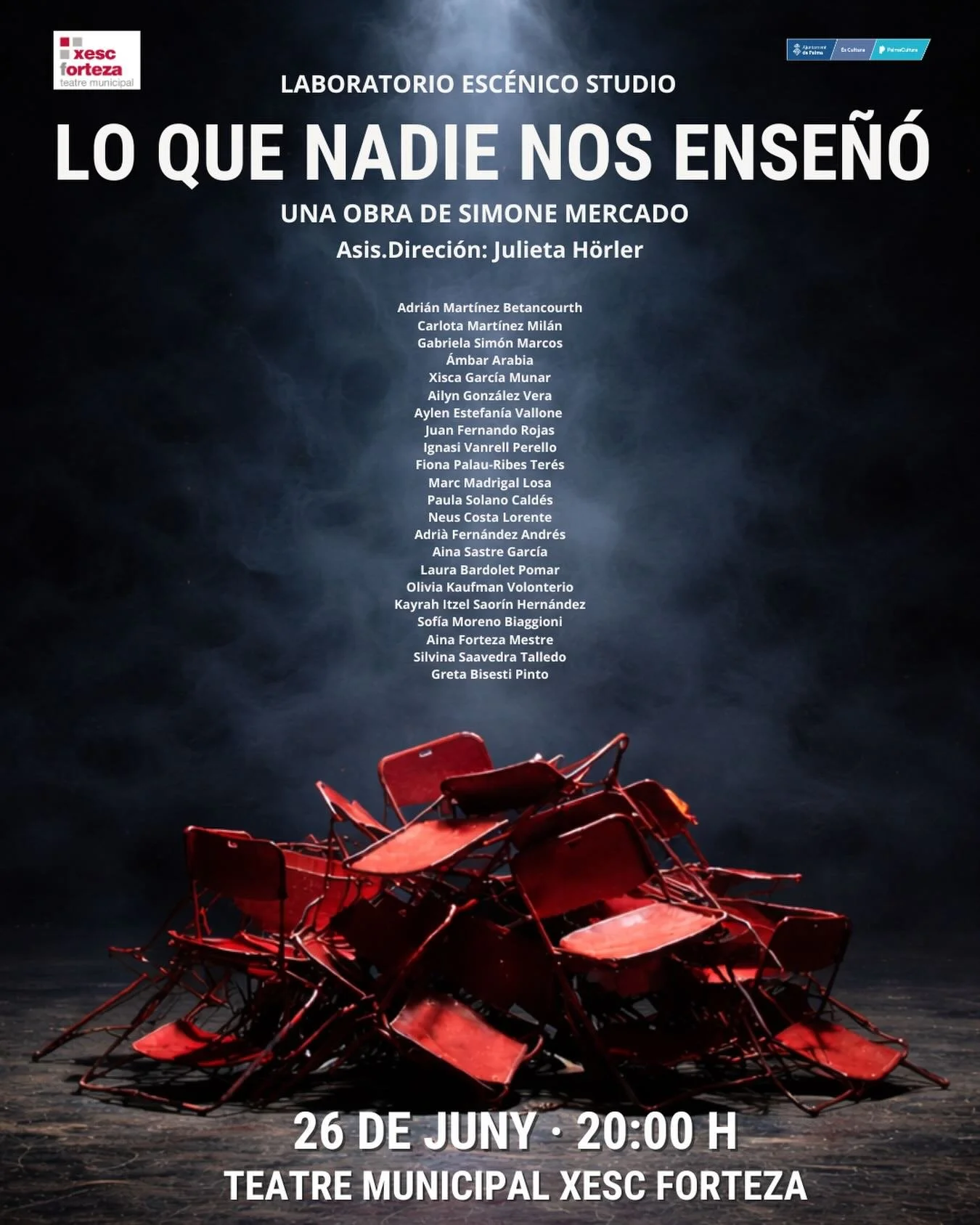 LO QUE NADIE NOS ENSE&Ntilde;&Oacute;
No es solo una obra.
Es todo lo que aprendimos a callar.
Una historia sobre crecer, sostener, romper&hellip;
y sobrevivir a lo que nadie explic&oacute;.
ENTRADAS YA A LA VENTA!
Enlace en nuestra bio 🎟️
🗓 26 de 