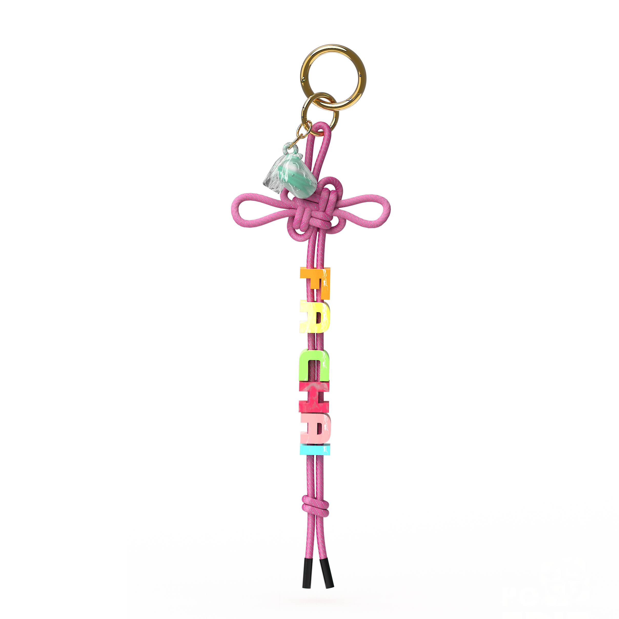 CNY SPECIAL: Upcycled Alphabet Lucky Keychain