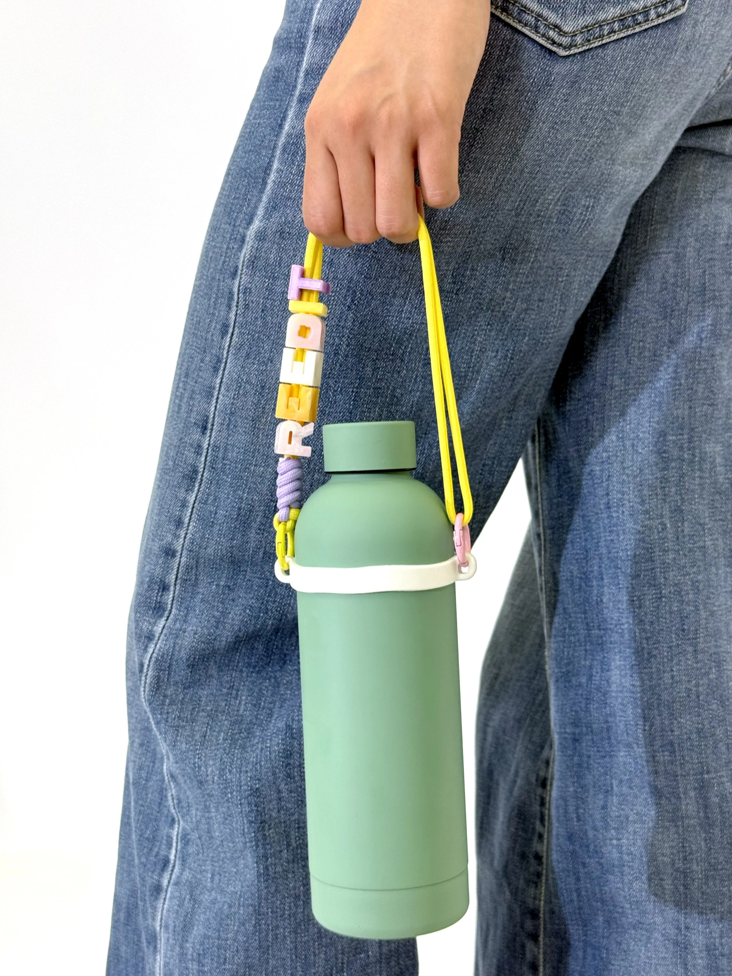 UPCYCLED ALPHABET BOTTLE STRAP