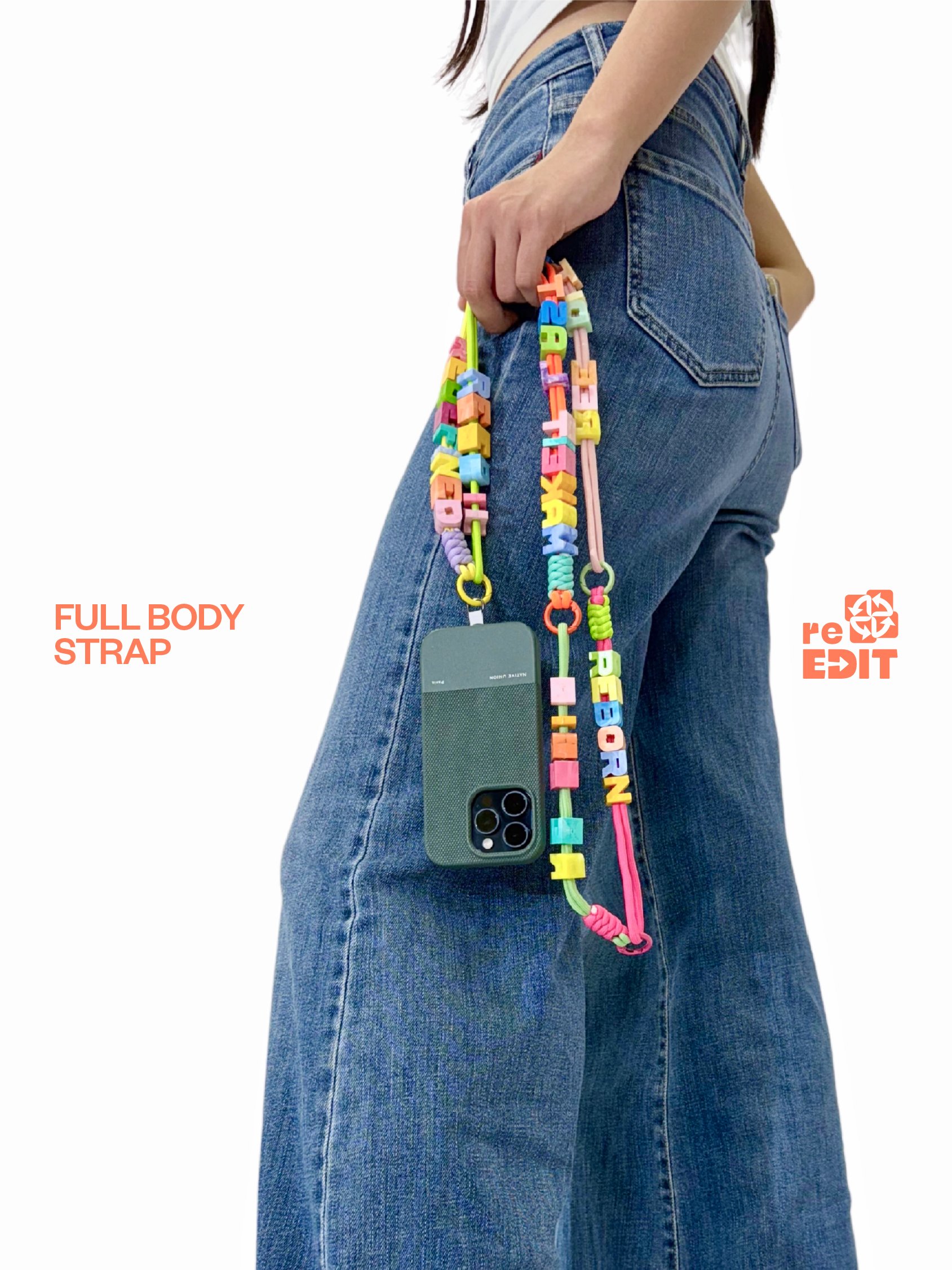 UPCYCLED ALPHABET STRAP (FULL BODY)