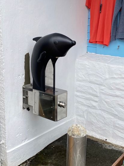 Plastic marine waste becomes drinking water stations in a charity collaboration