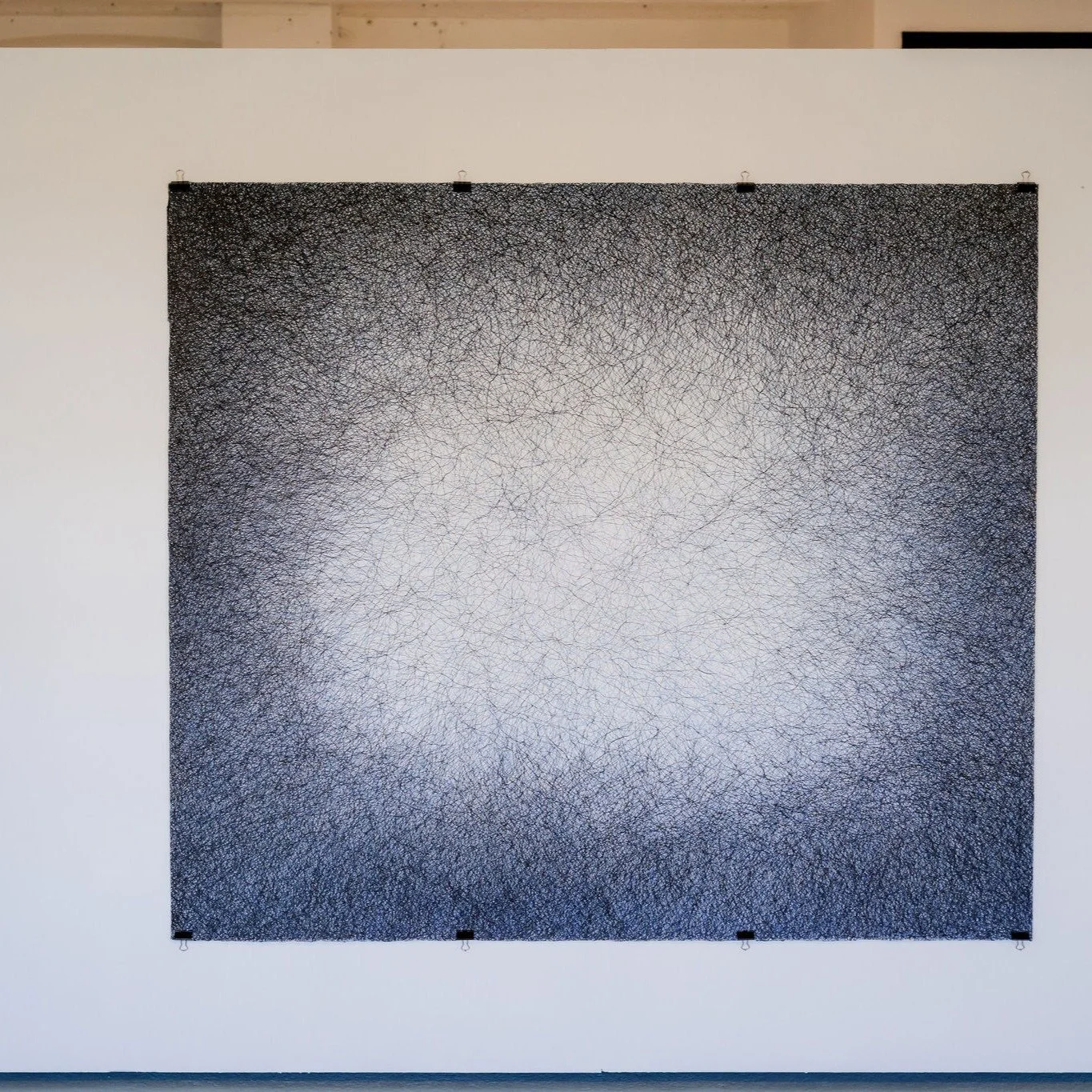 Spotlight on Wxford artist @gerdateljeur's work in #SEVEN currently running at 8arch gallery. Gerda's massive feats of endurance celebrate the line, take care, details - allowing the audience to take a breath and get lost in the intricacies. Gerda's 