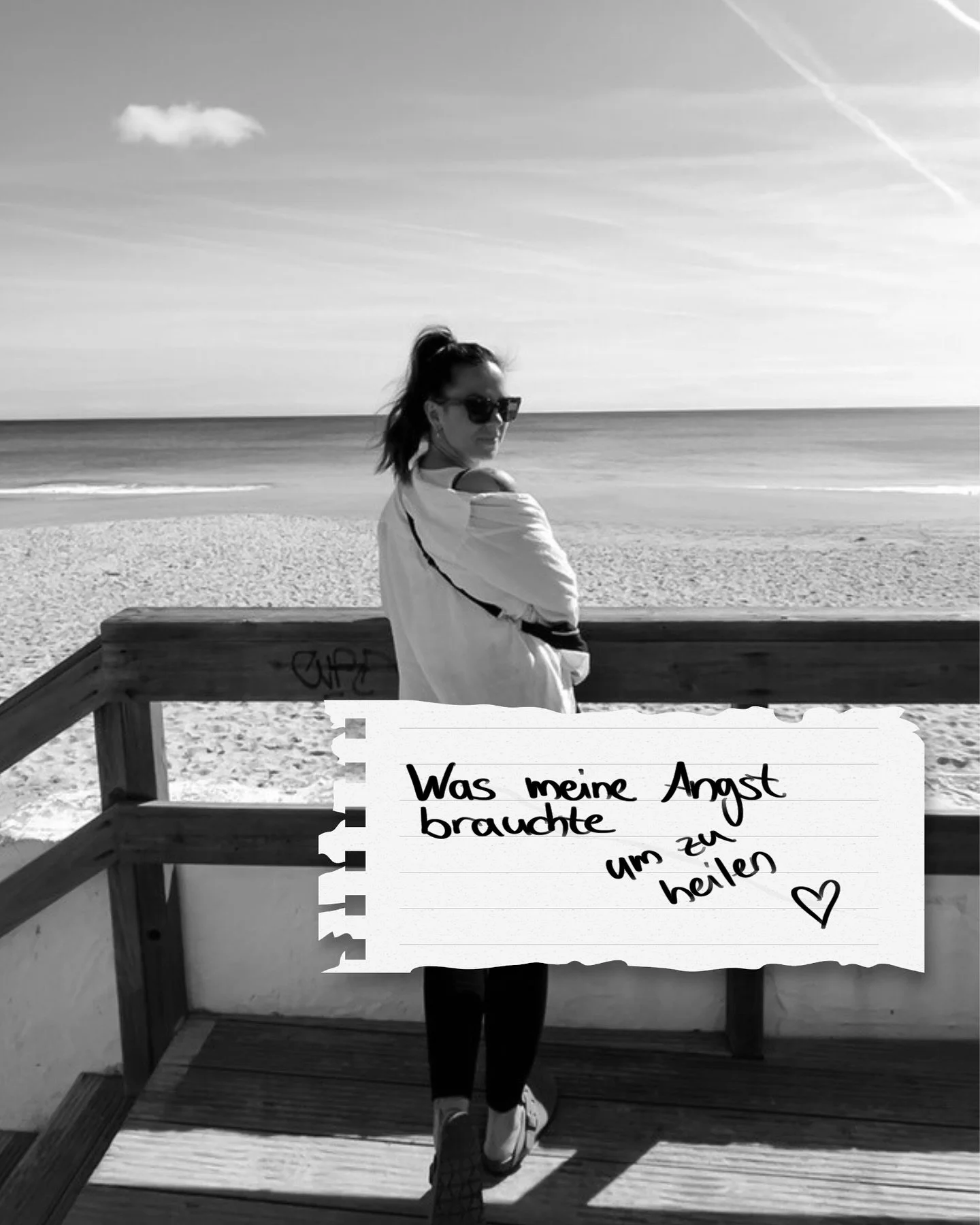 Manchmal ist das Heilsamste, was wir tun k&ouml;nnen, genau das, wovor wir uns am meisten f&uuml;rchten:

Langsamer werden!

Aufh&ouml;ren zu funktionieren und uns die Zeit nehmen, hinzusp&uuml;ren.

Ich habe so lange versucht, meine Angst wegzudenke