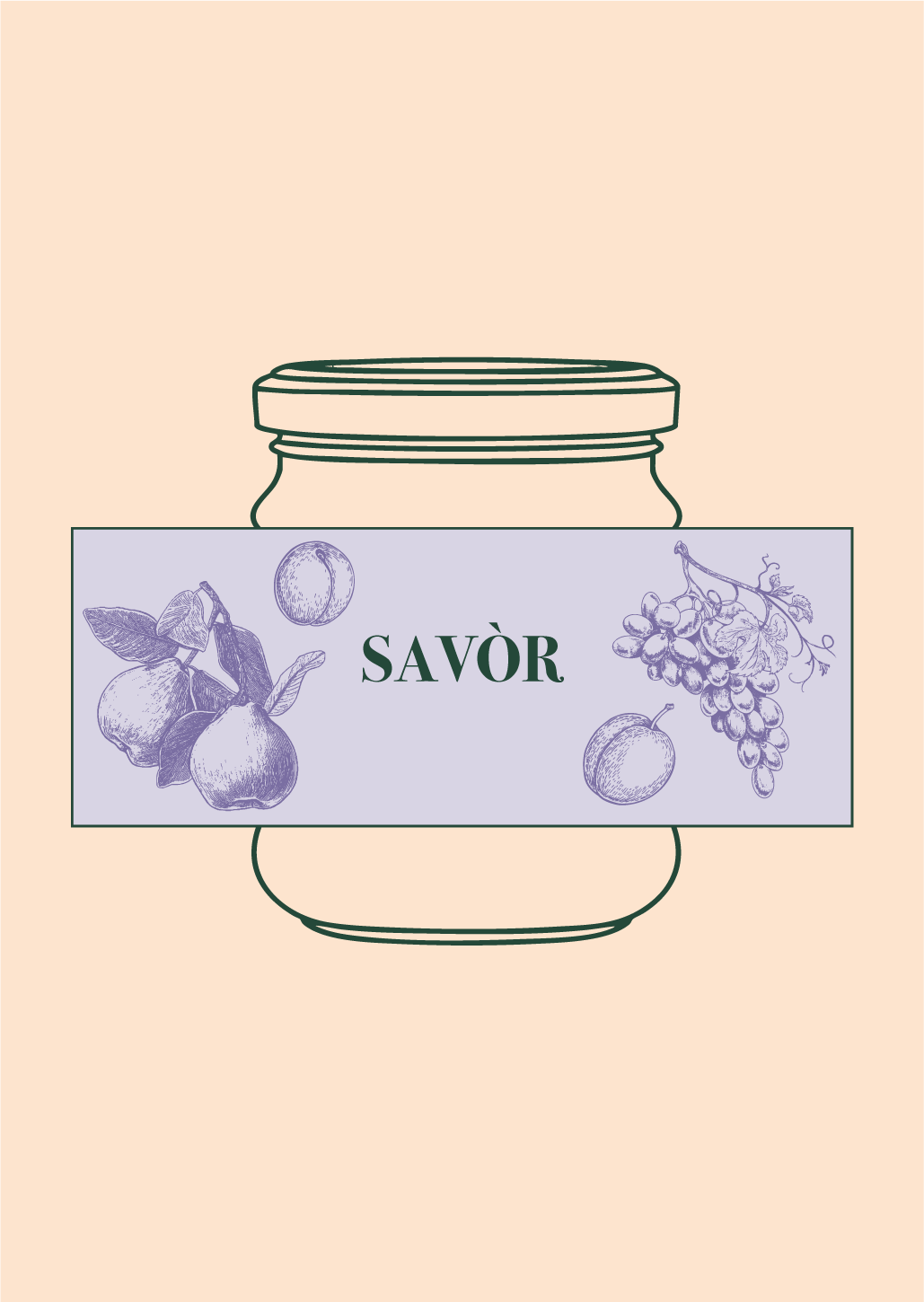 Composta di frutta e mosto cotto emiliana Savòr Libra Vitae.