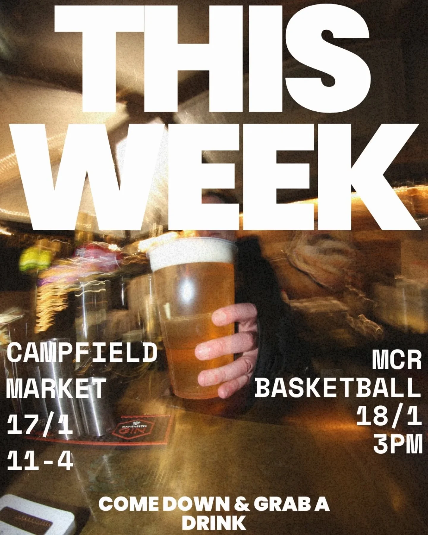 Giving up on Dry January? Don't blame you!
Sack it off and come grab a drink, we won't judge 🍻
Catch us @campfieldmarket this Saturday &amp; @mcrbball this Sunday ✌️