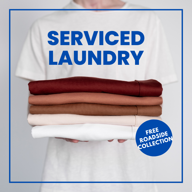 folded freshly laundered shirts