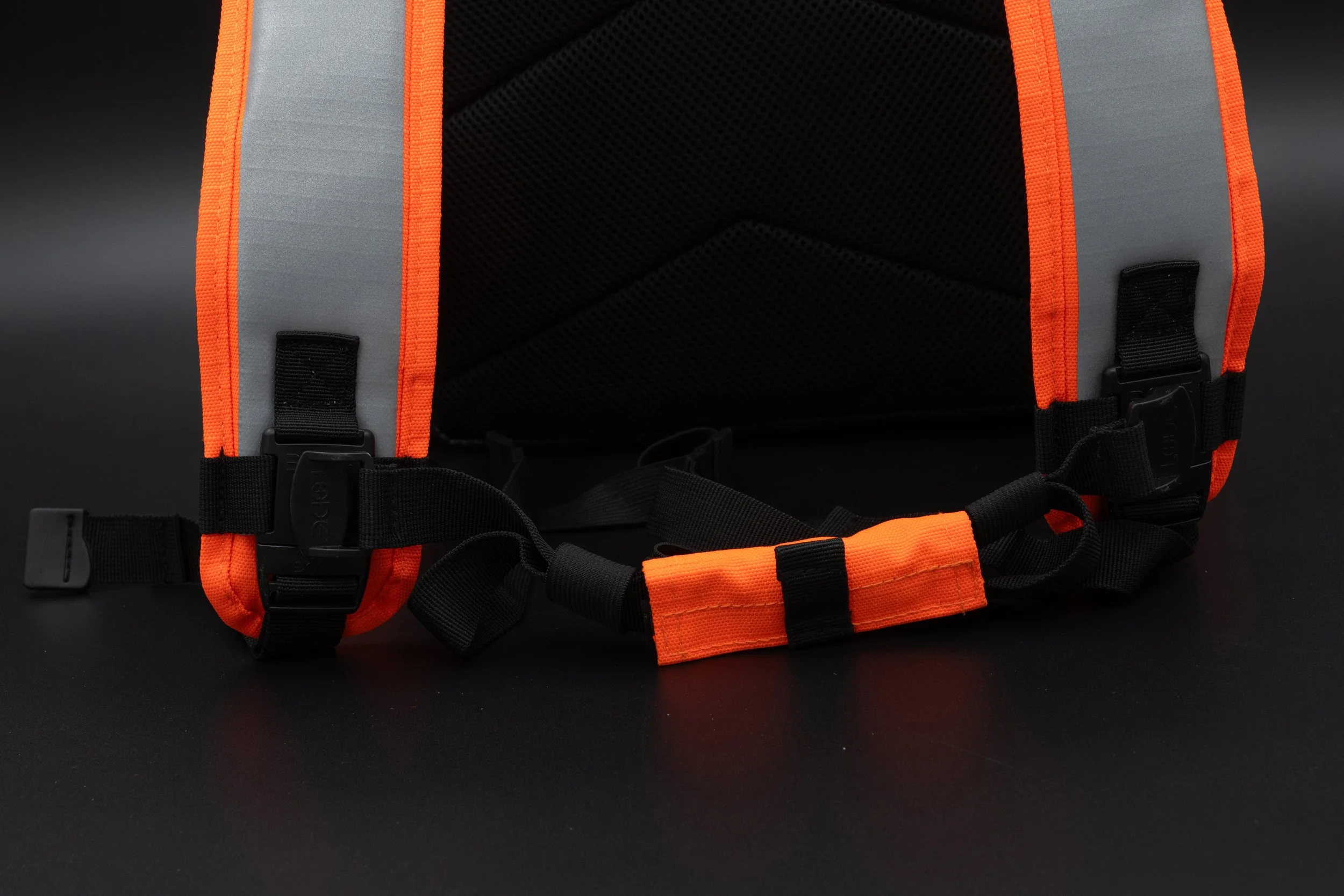 Rip-Clip Quick release hi-vis strap assembly