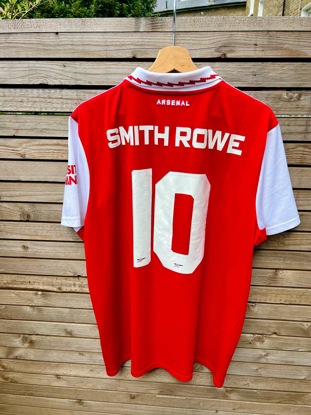 10 Emile Smith-Rowe Arsenal x Adidas Authentic 22/23 Home Shirt