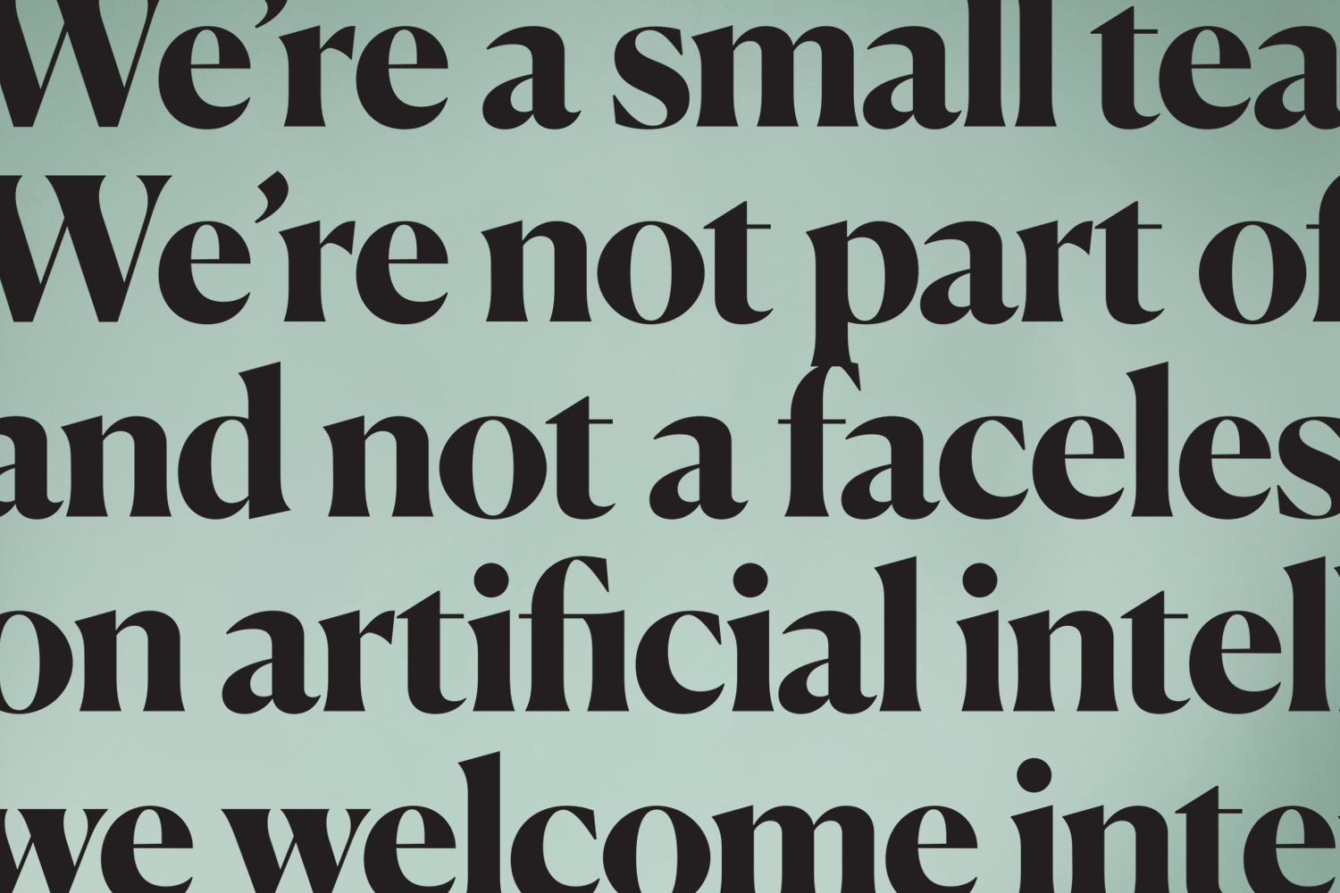 Small to medium brand copywriting