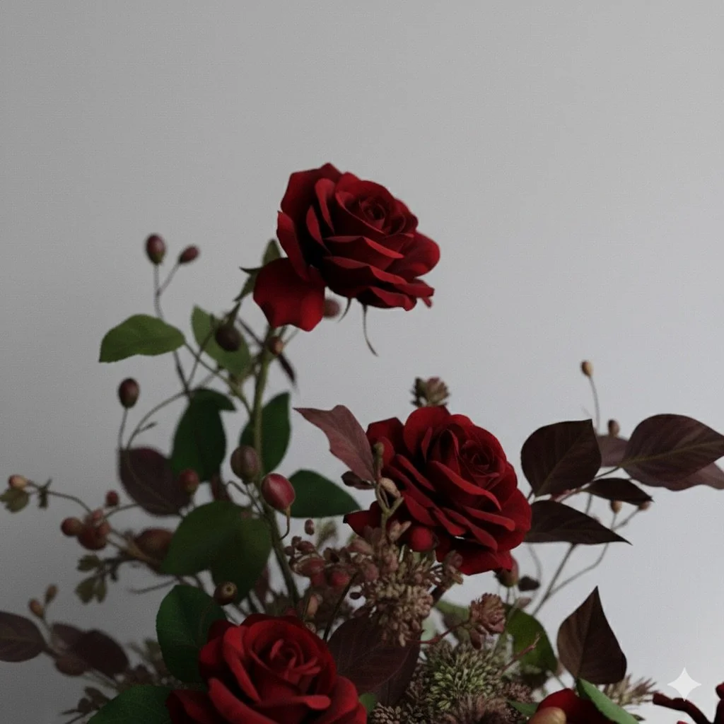 MASAKO TAKAMATSU 
SIGNATURE
a luxury line of MASAKO MODESTE

#マサコモデスト
#masakomodeste
#名古屋
#プリザーブドフラワー
#アーティフィシャルフラワー

静かな午後の光に溶け込む、深紅のバラ。
アンティークな器に合わせ、クラシカルで落ち着いた雰囲気に仕立てました。
時の流れを止めたような、ドラマチックな一皿。
お部屋に一つあるだけで、空気感がふっと変わります。