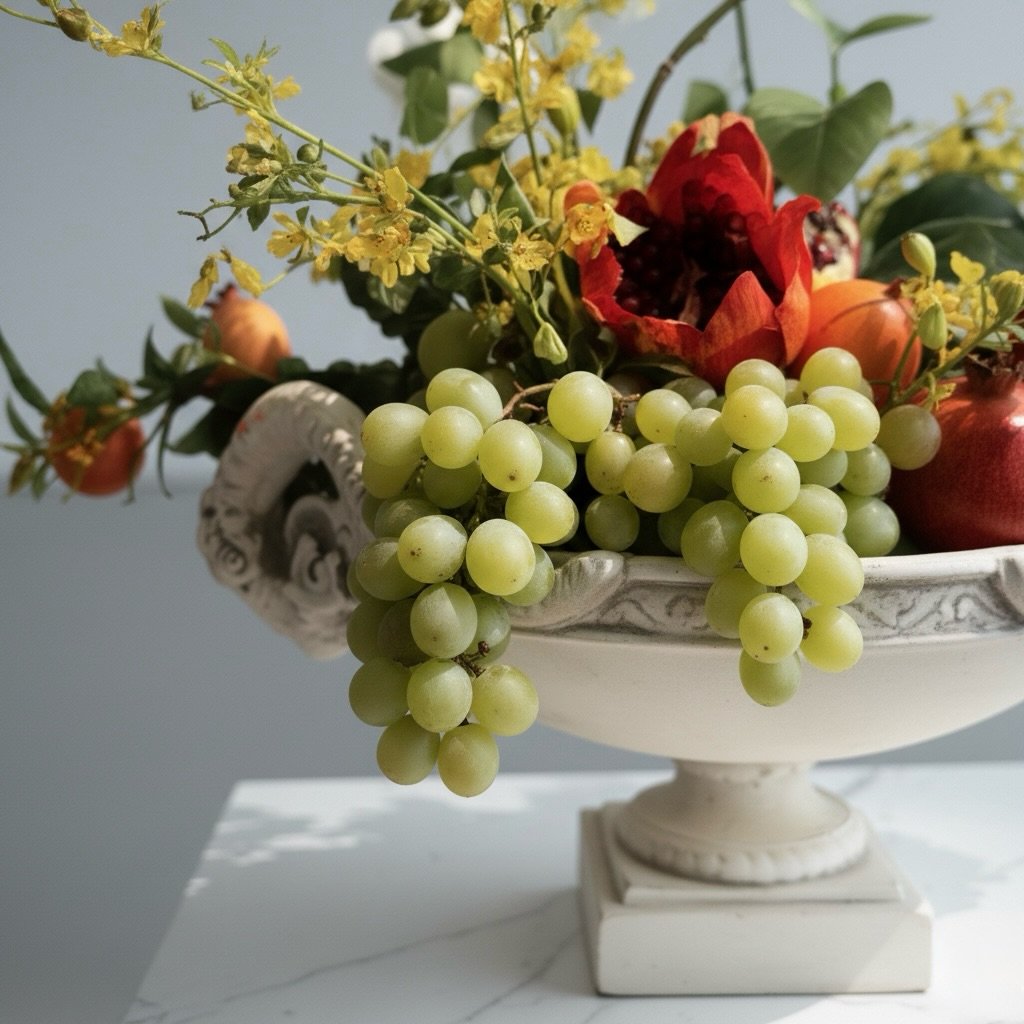 MASAKO TAKAMATSU 
SIGNATURE
a luxury line of MASAKO MODESTE

#マサコモデスト
#masakomodeste
#名古屋
#プリザーブドフラワー
#アーティフィシャルフラワー

絵画から抜け出したような、静寂と美の調和。
古典的な花器に、胡蝶蘭と果実をあしらったフラワーアレンジメントです。
洗練された空間を演出する、店舗ディスプレイのご提案。