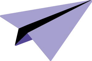 Illustration von Papierflugzeugen