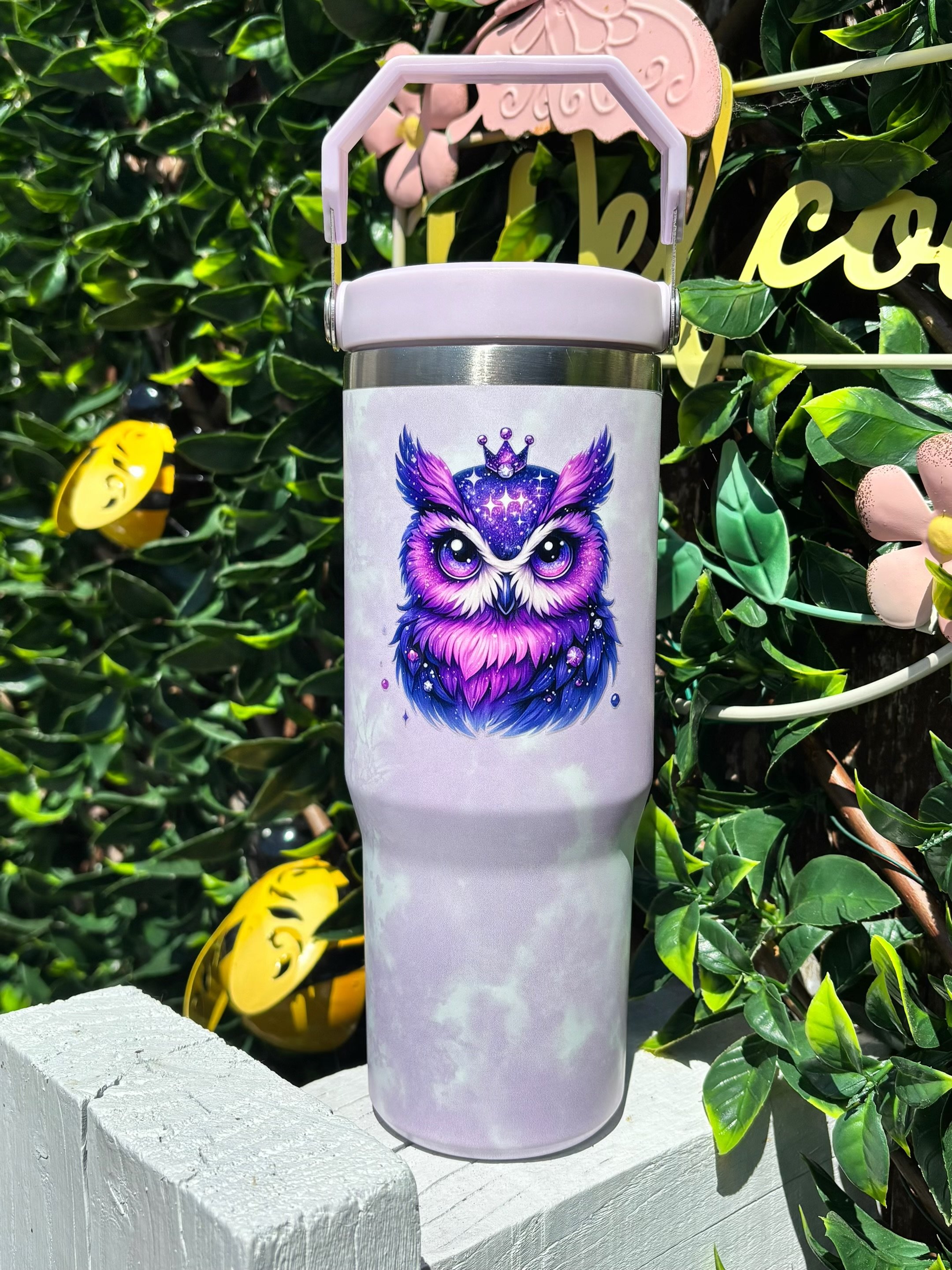 Purple owl
