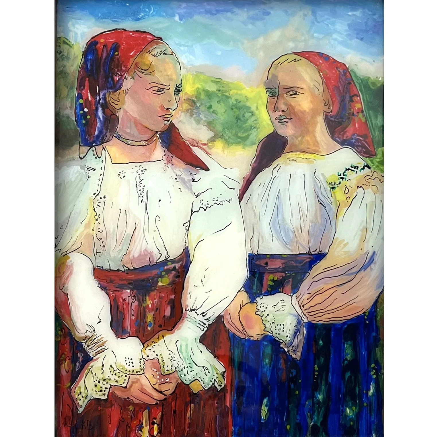 Les deux jupes roumaine