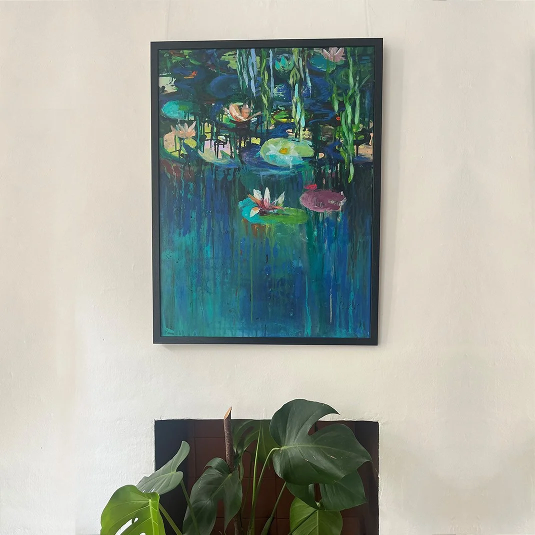 Lillies and willows in situ.jpg